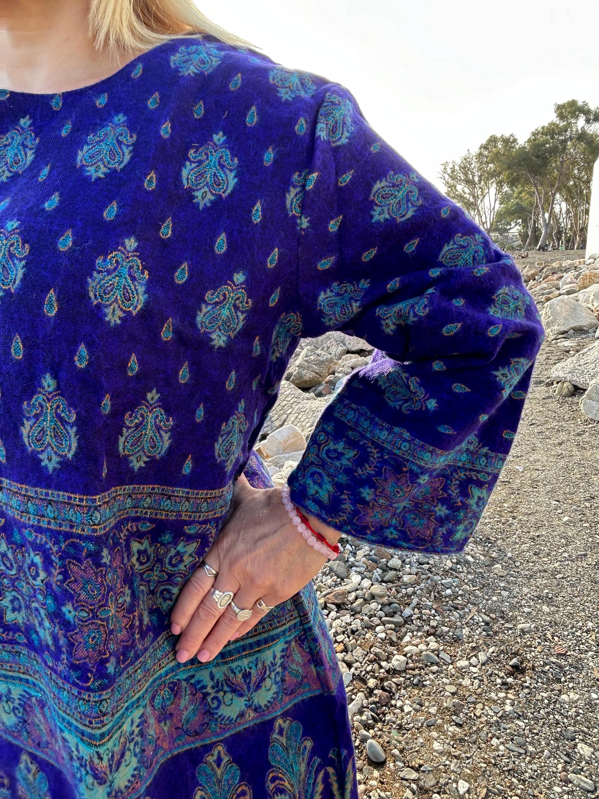 Yak wool tunic,resort wear,loungewear,winter tunic,wool kurti,gifts for her, Christmas gift,mom postpartum gift,mother's day gift,boho wool