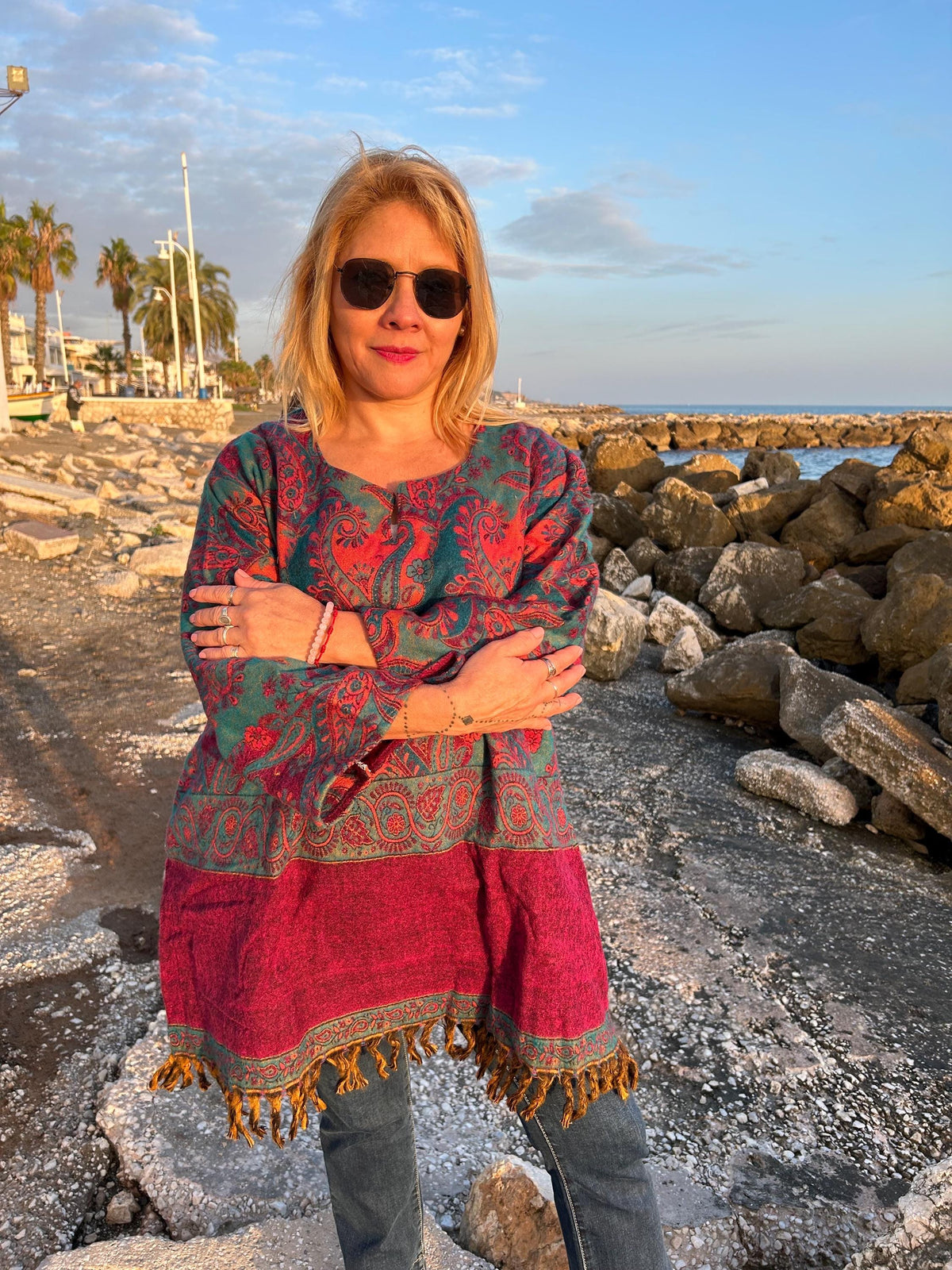 Yak wool kurti,winter kurti,wool tunic,gifts for her,resort wear,loungewear,boho tunic, Christmas gift,mom postpartum gift,mother's day gift