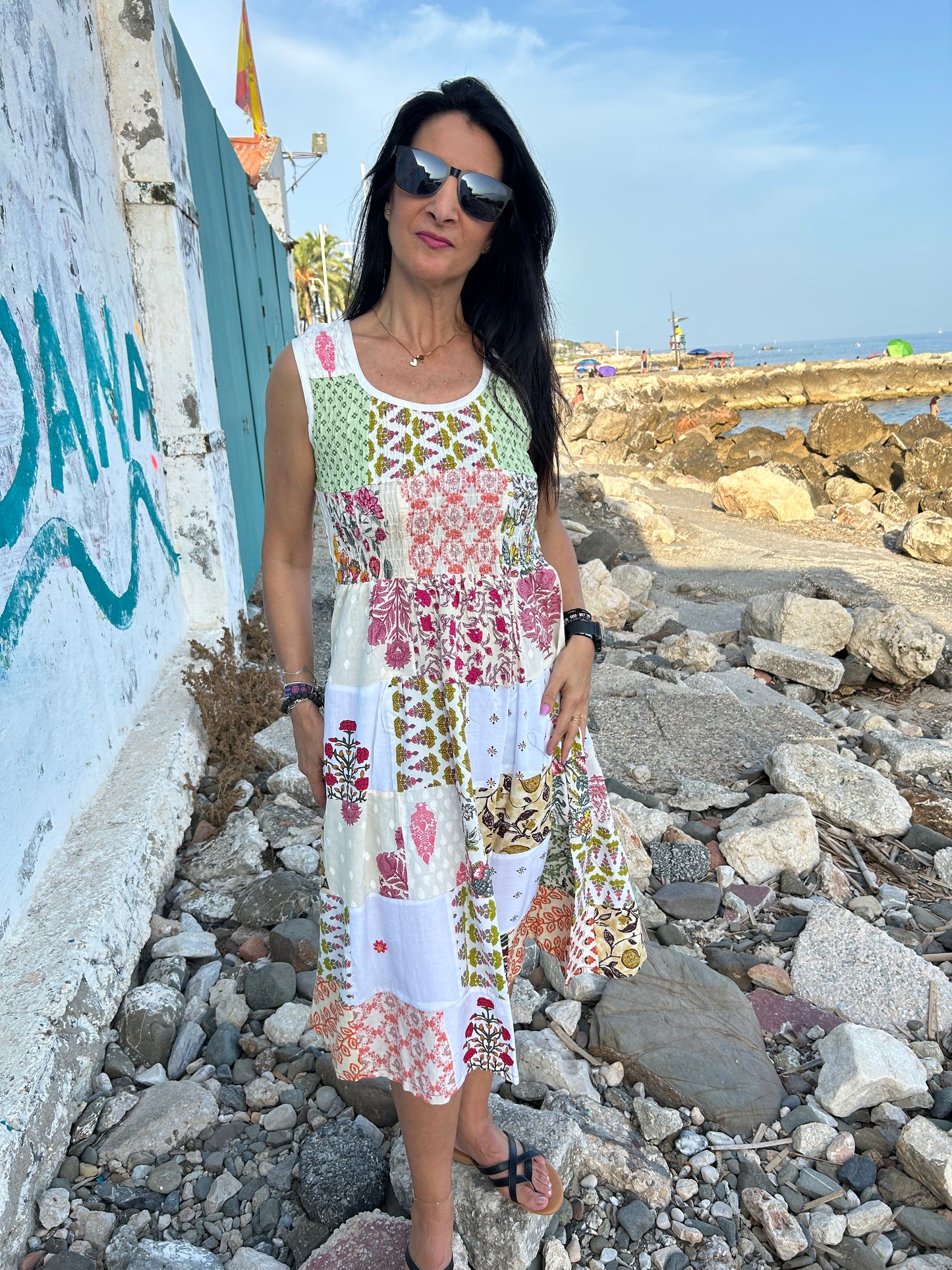 Sustainable Patchwork Dress