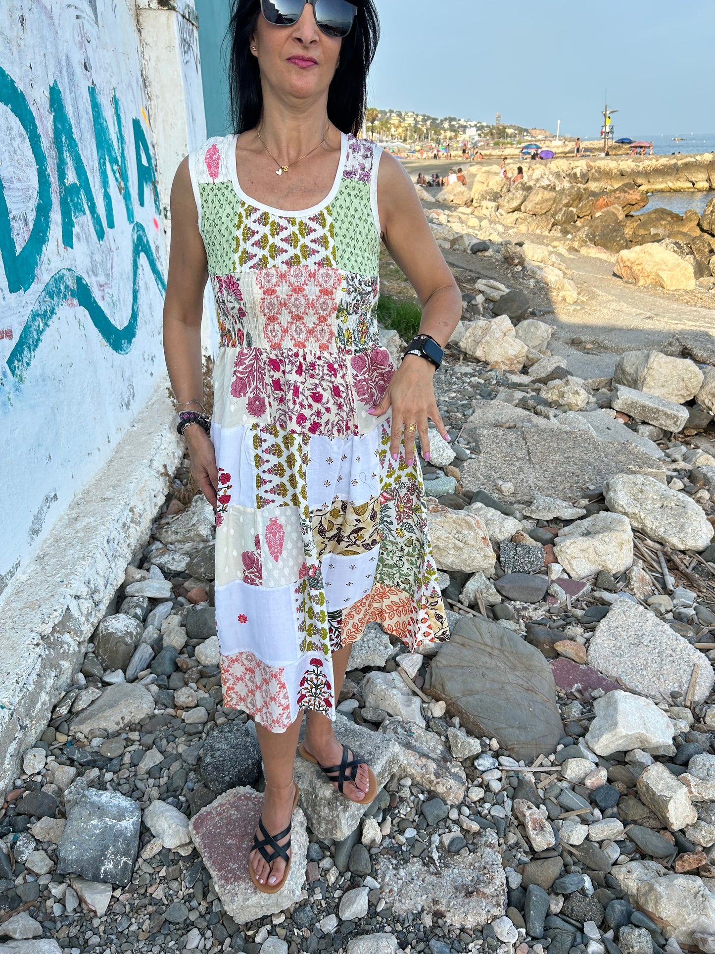 Sustainable Patchwork Dress