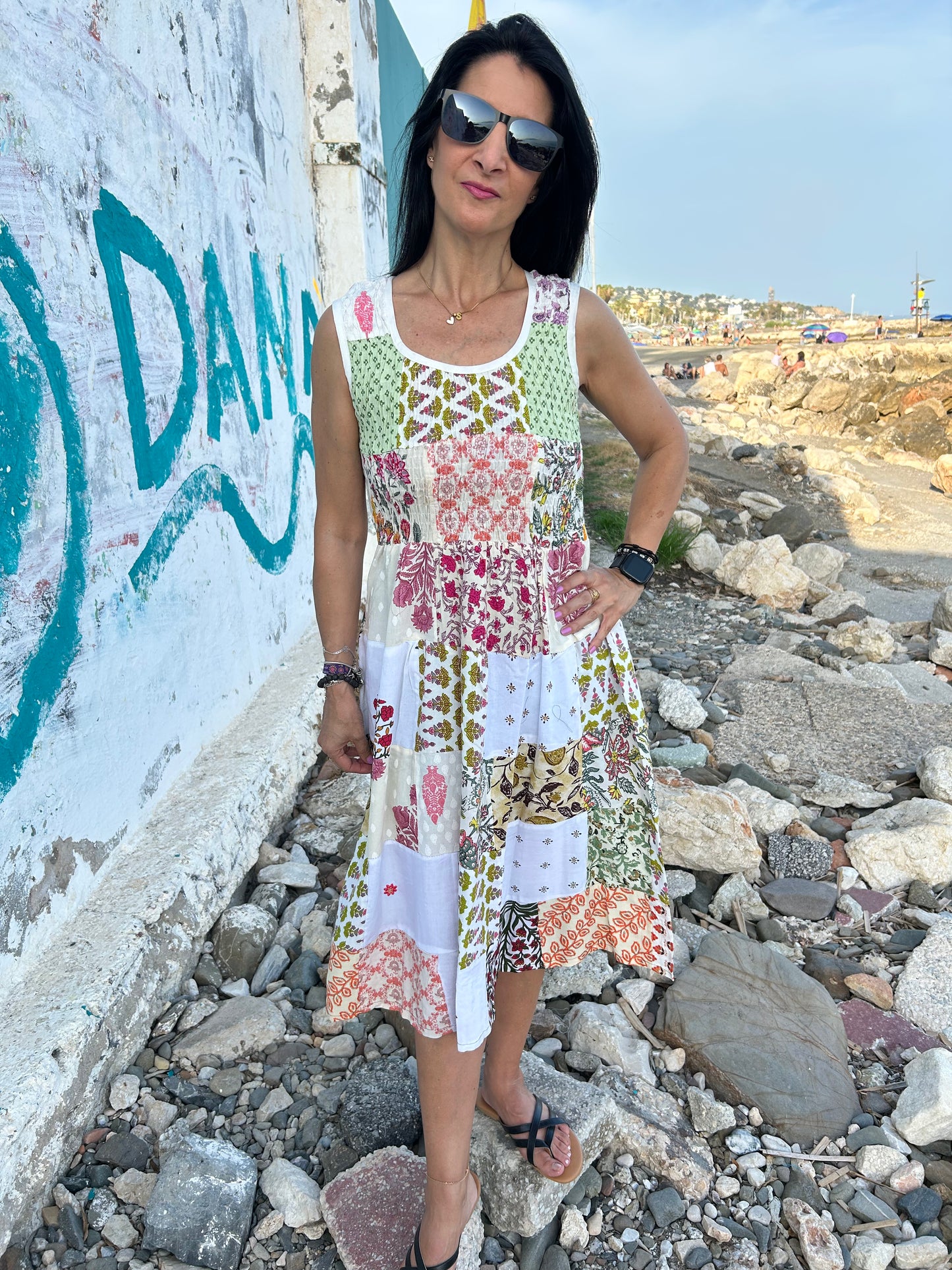 Sustainable Patchwork Dress
