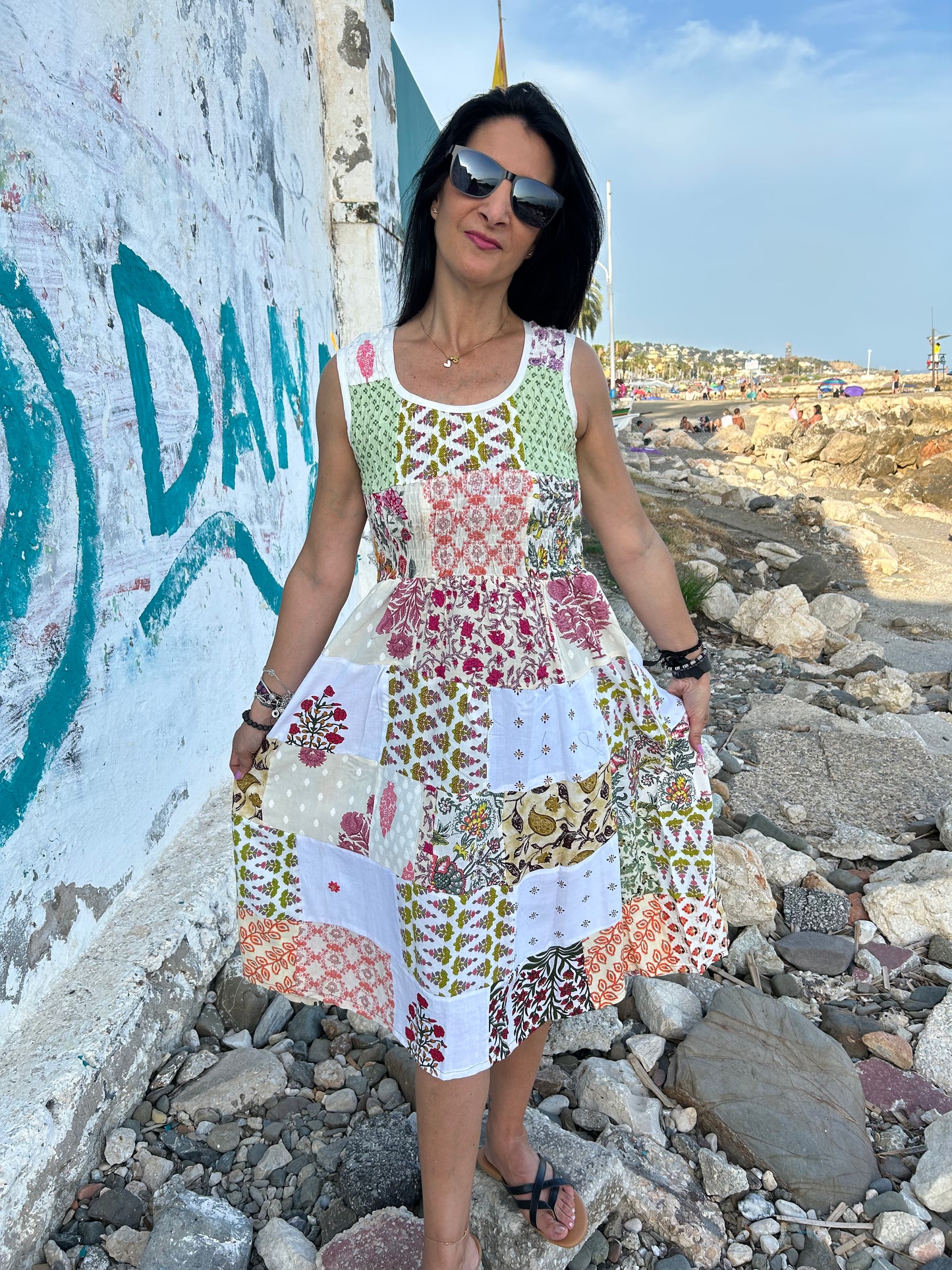 Sustainable Patchwork Dress