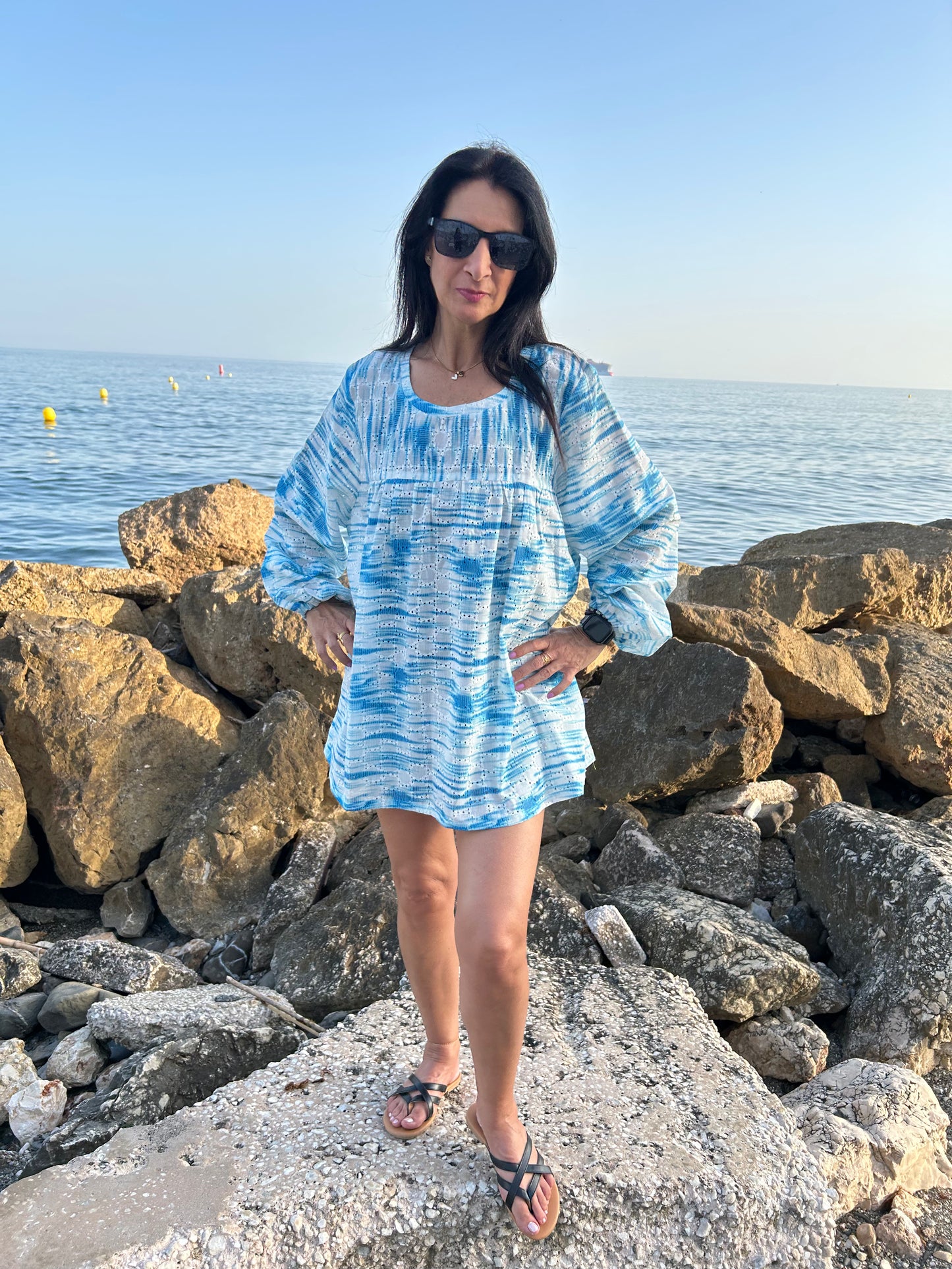 Blue Skies boho tunic