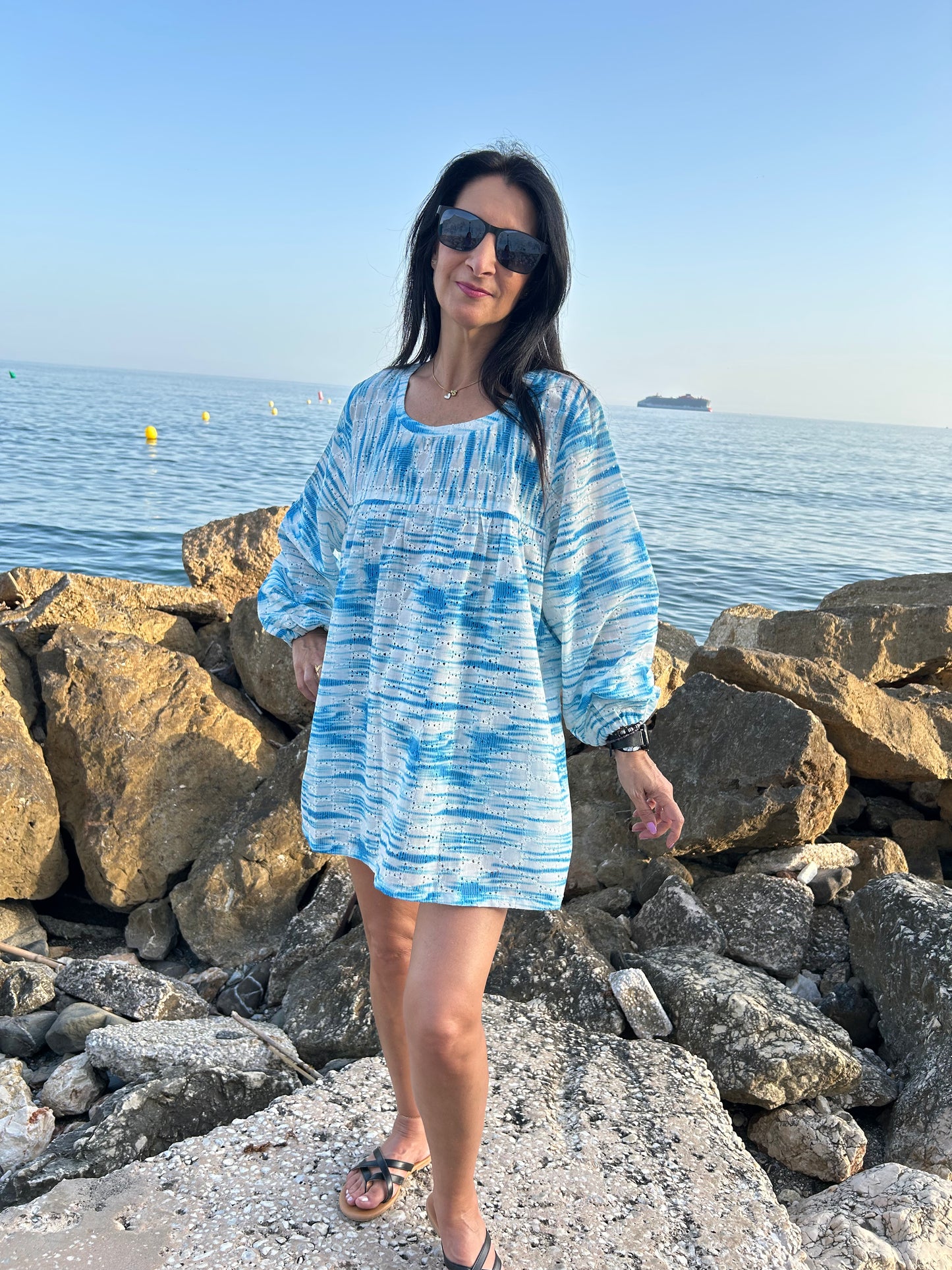 Blue Skies boho tunic