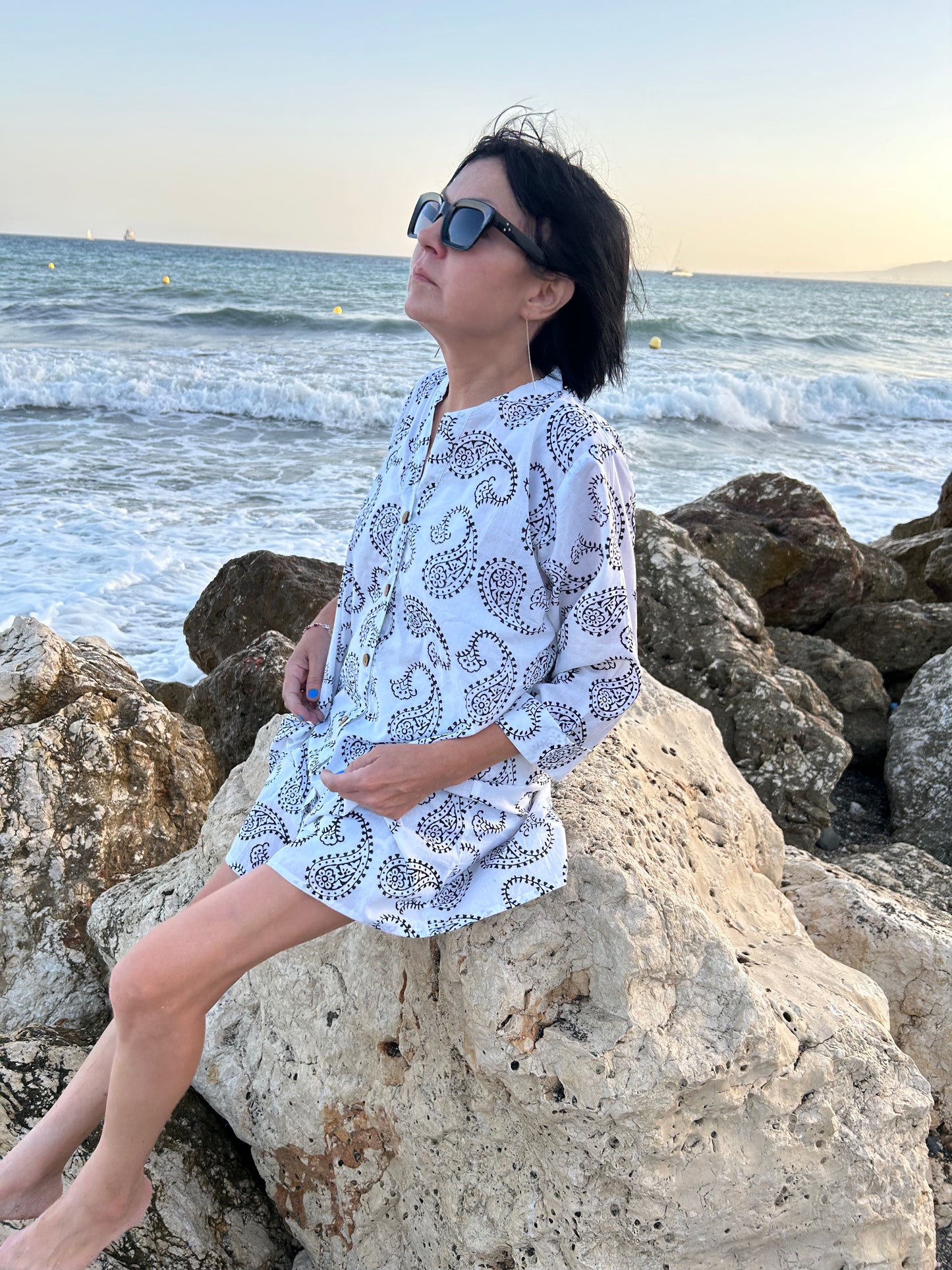 Dancing Paisley button down paisley shirt