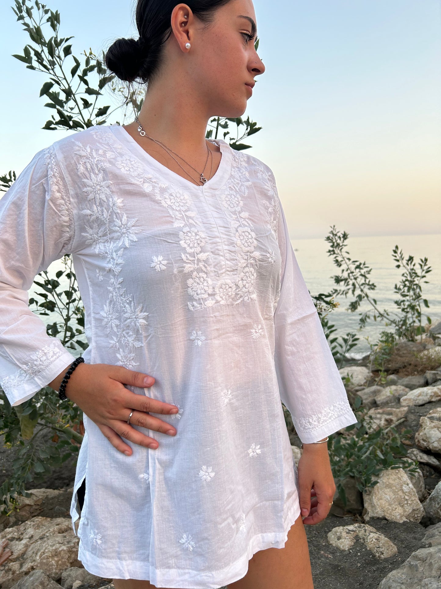 Hand Emroidered cotton tunic