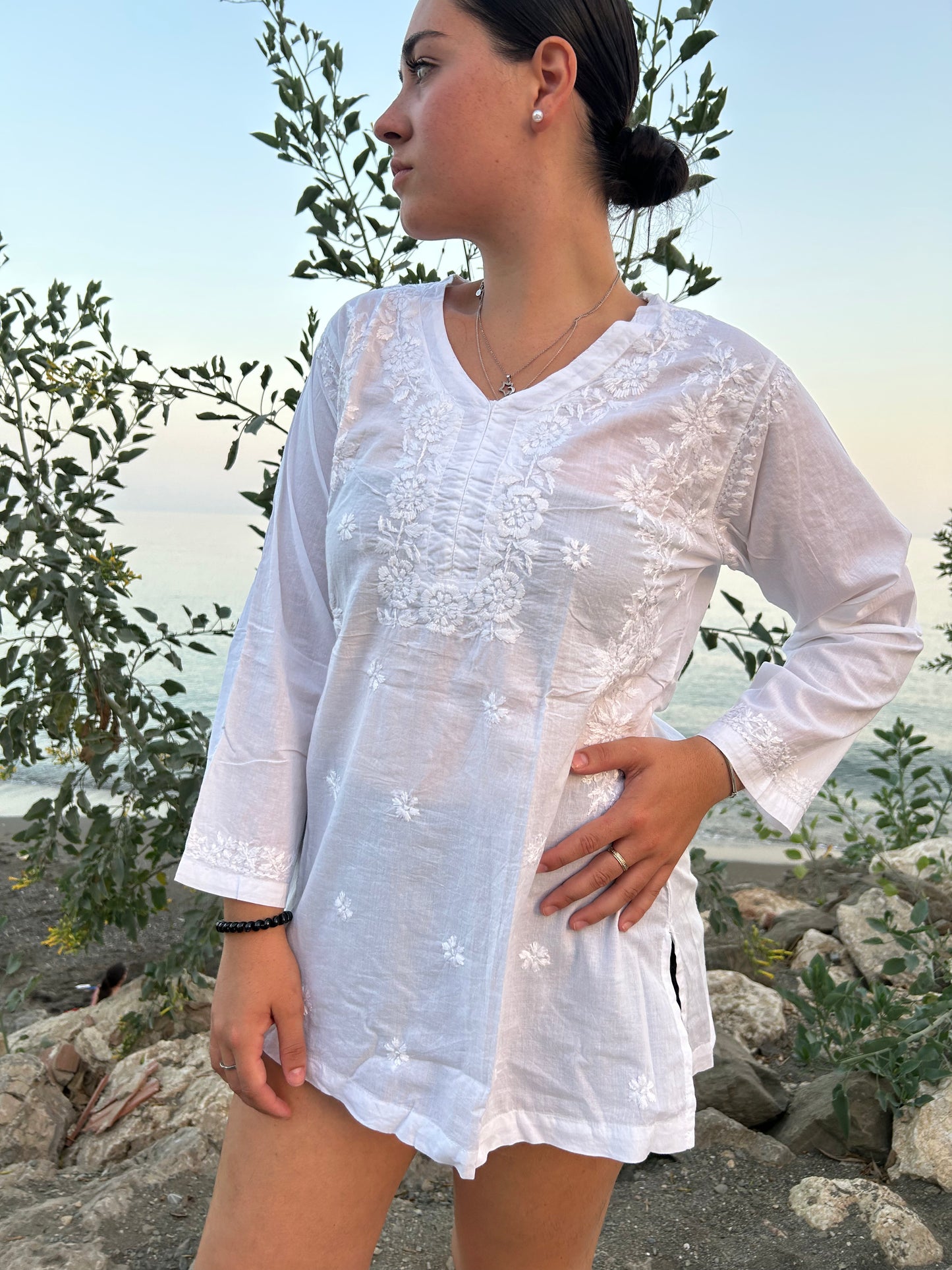 Hand Emroidered cotton tunic