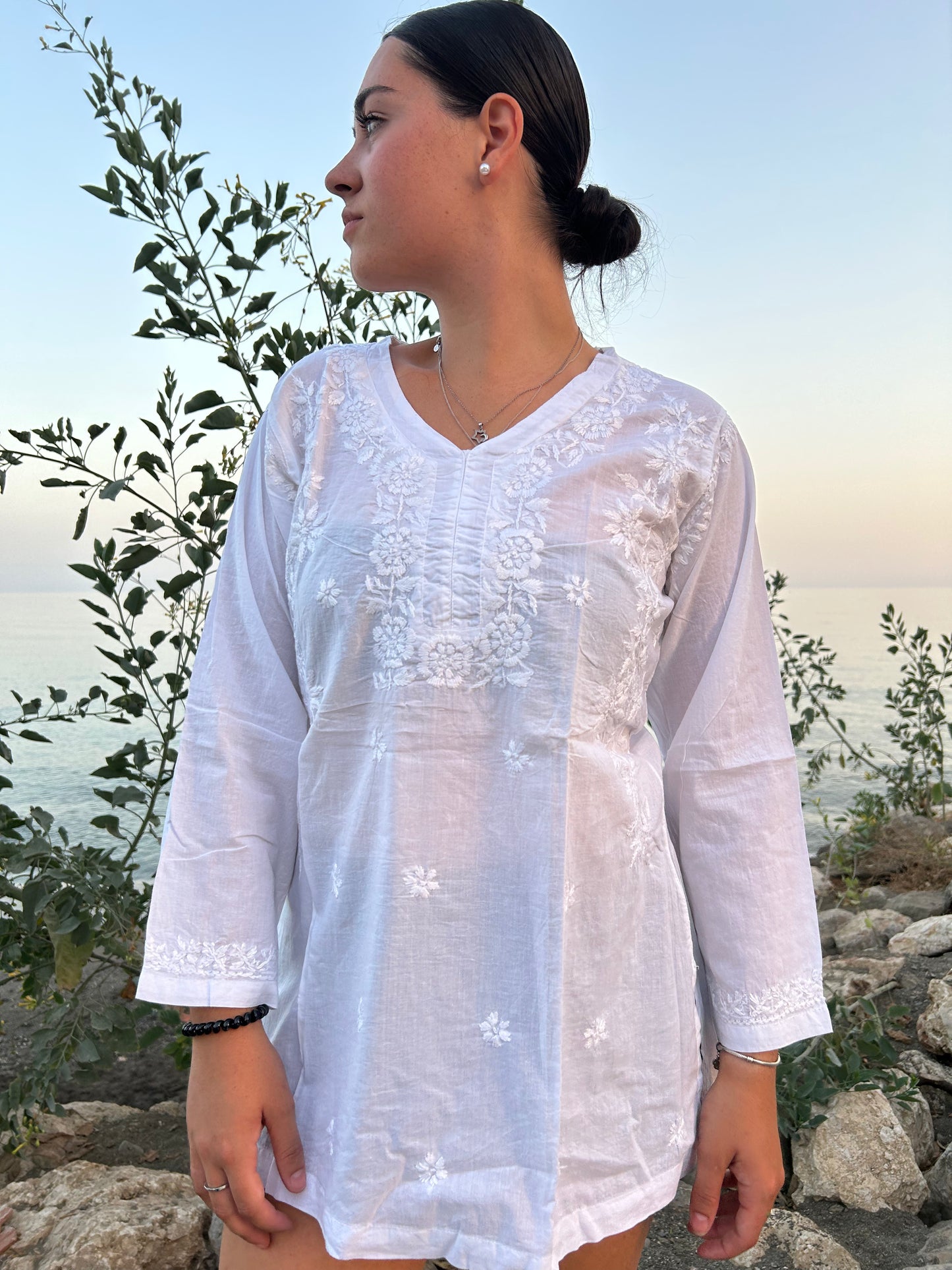 Hand Emroidered cotton tunic