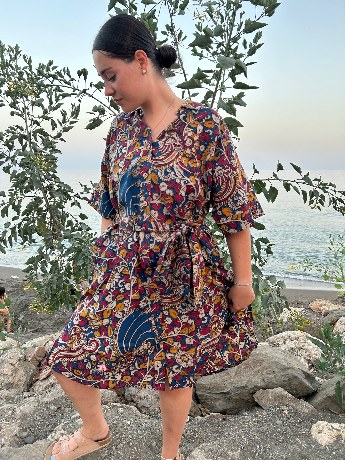 Cotton floral dress