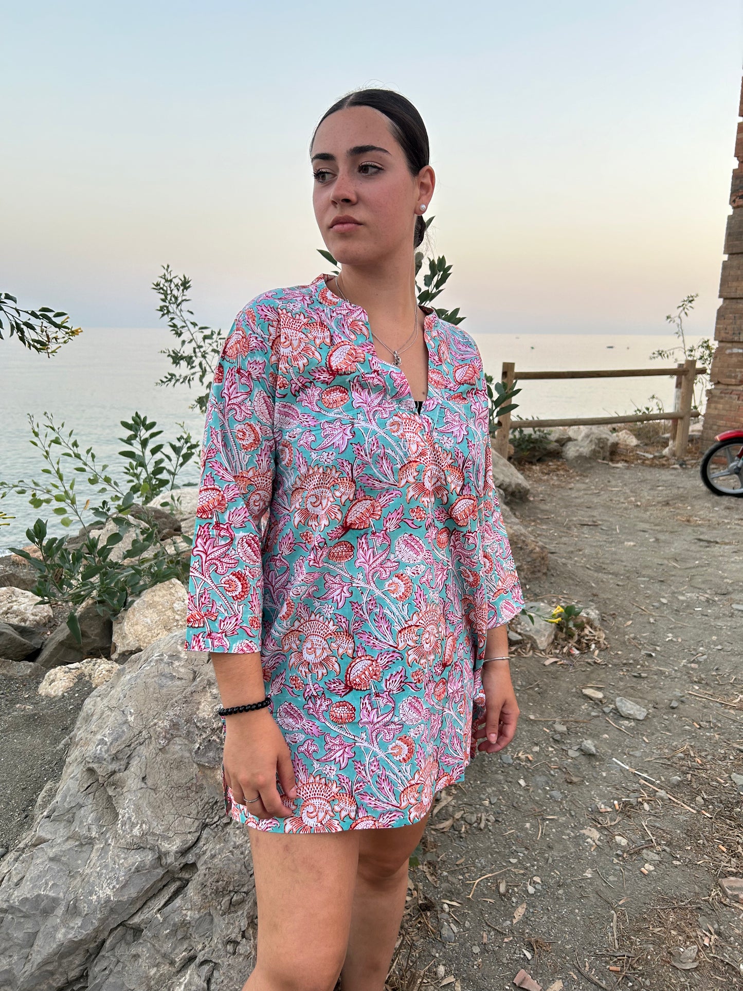 Handmade cotton tunic