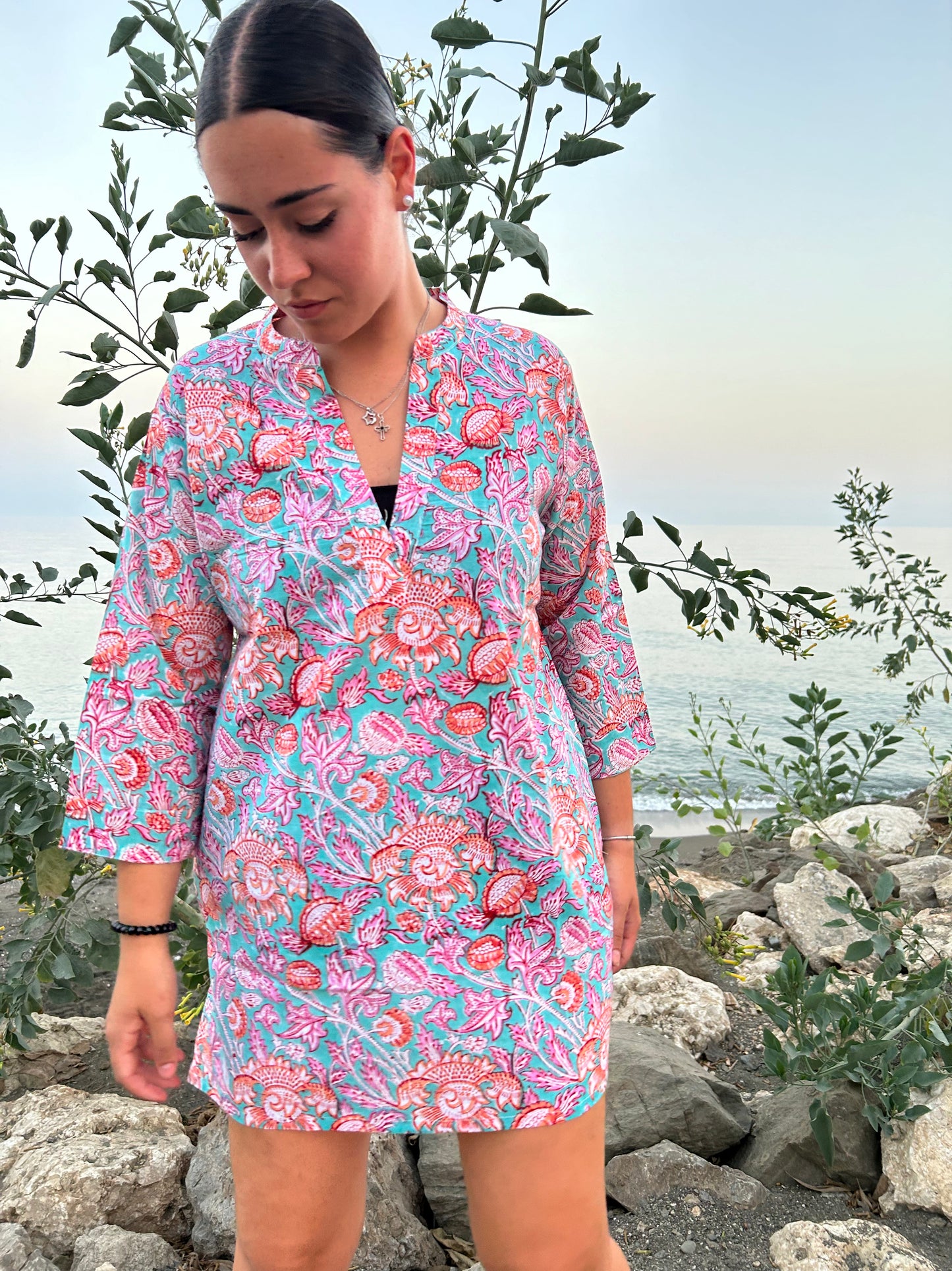 Handmade cotton tunic
