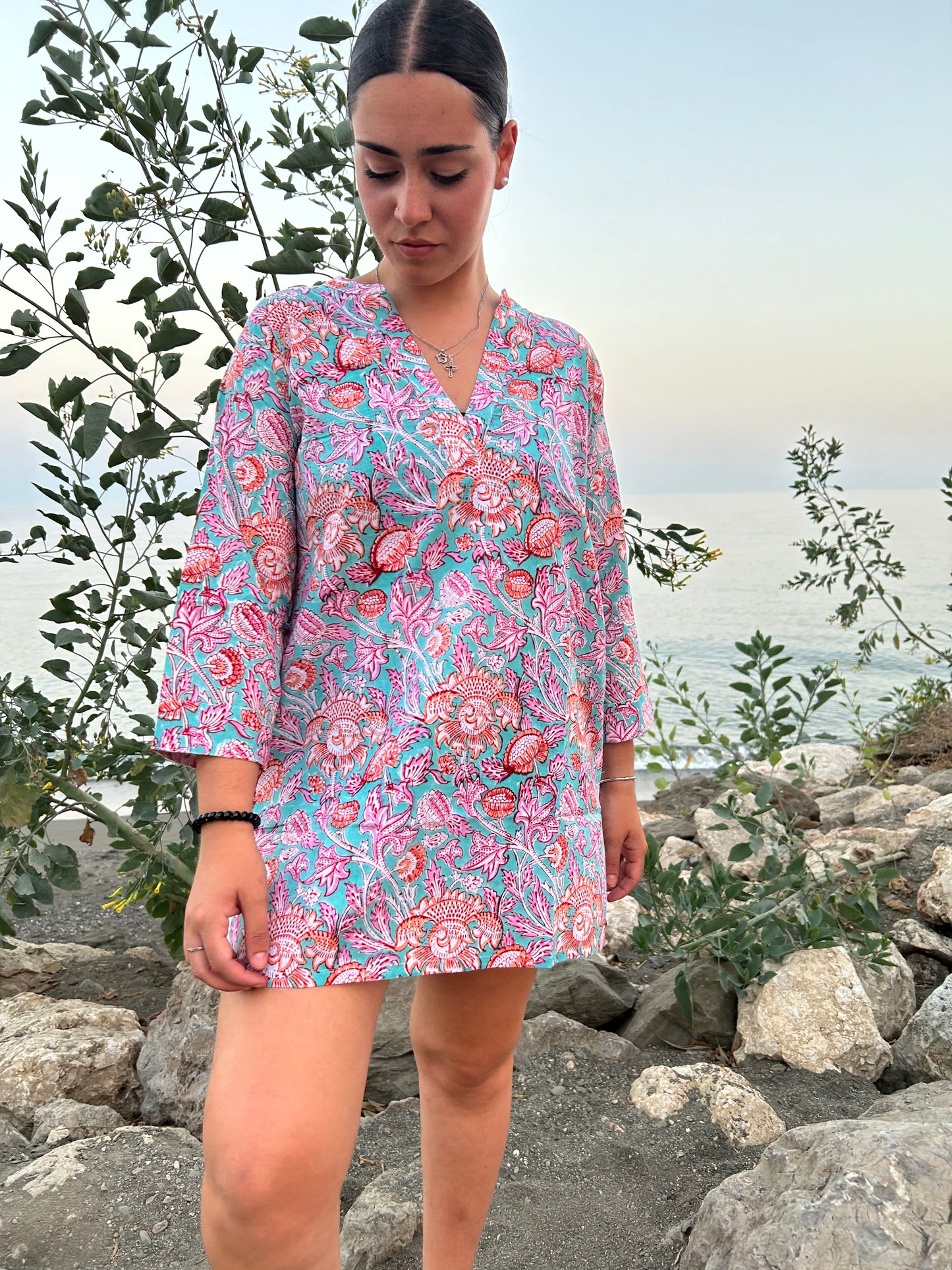 Handmade cotton tunic