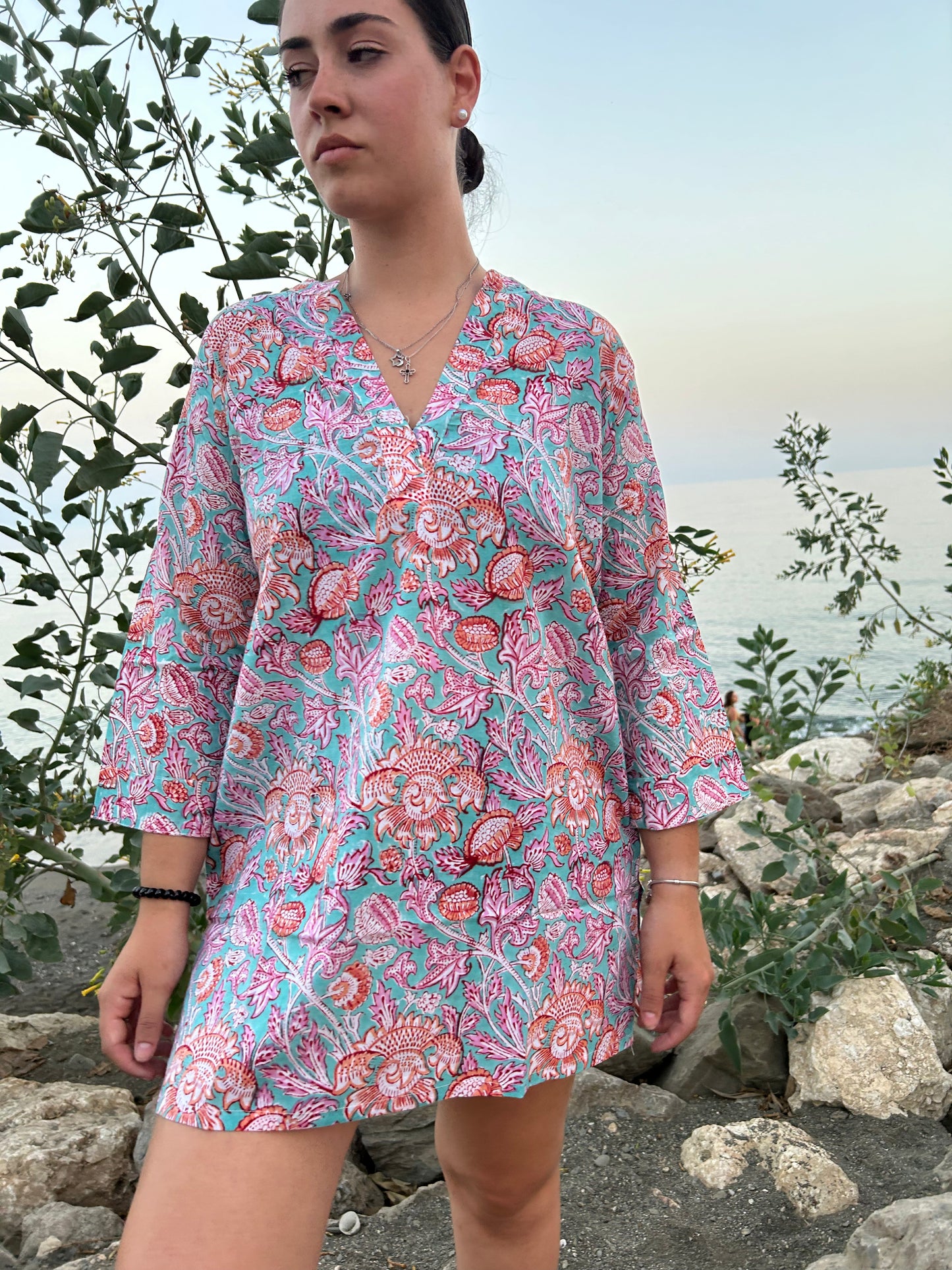 Handmade cotton tunic