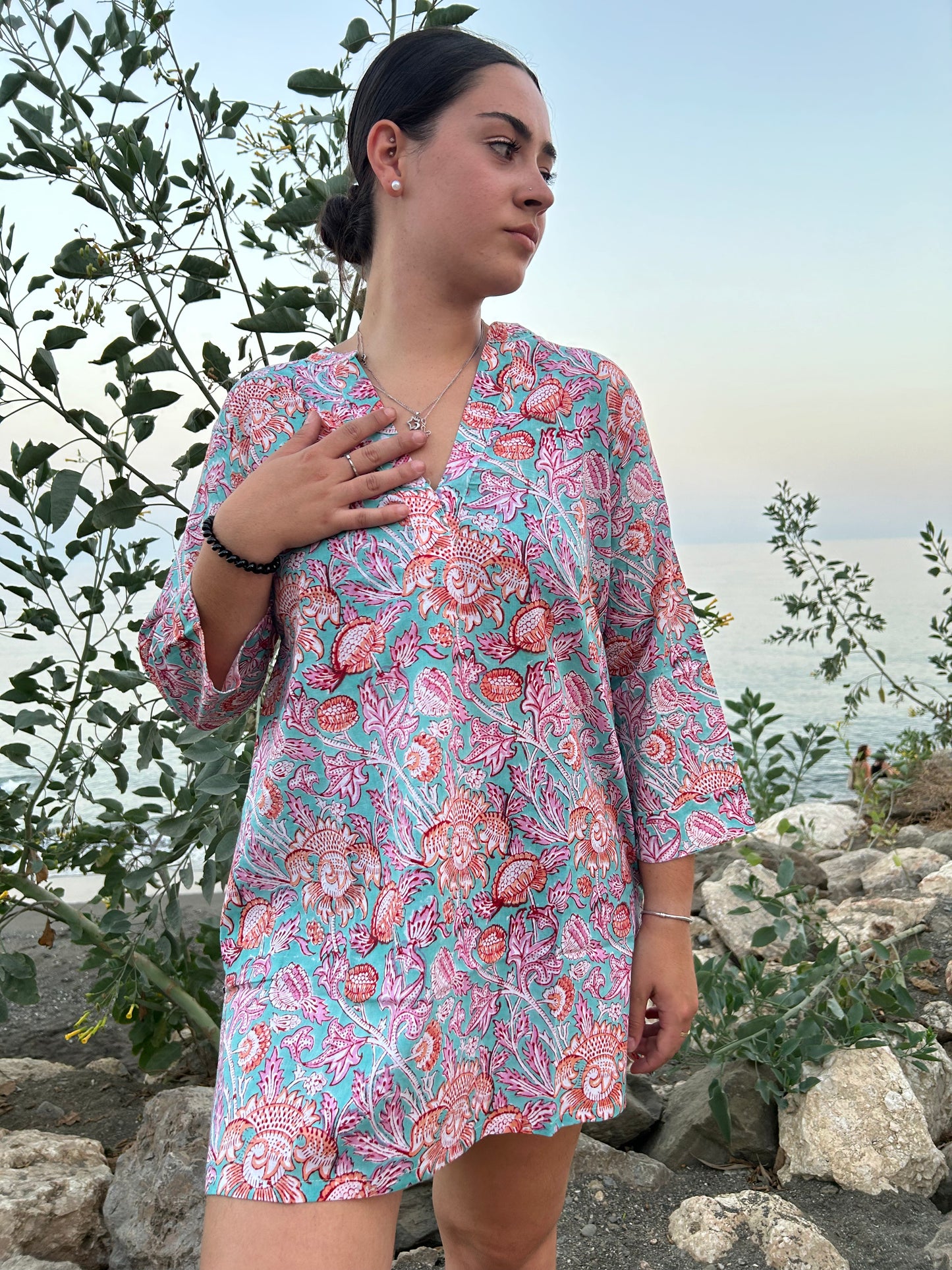 Handmade cotton tunic