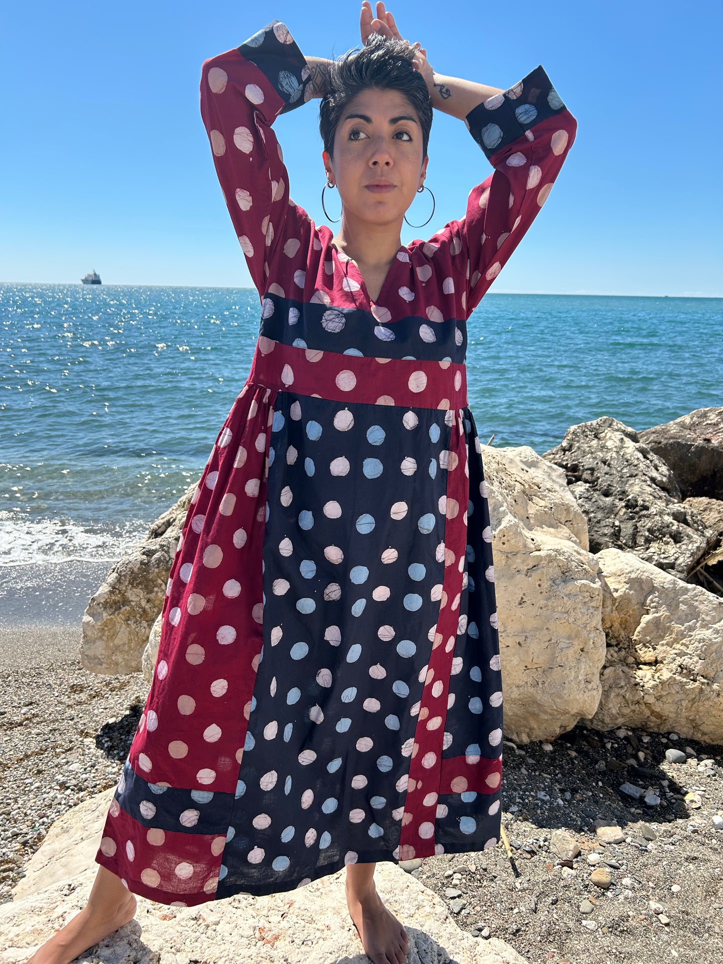 handmade cotton dress