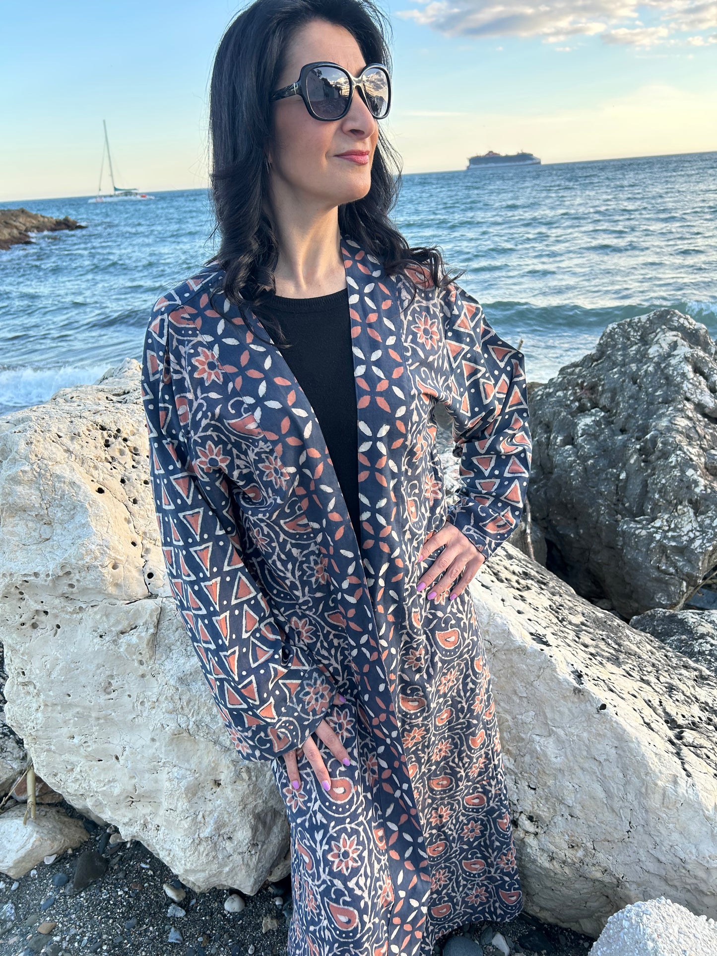 organic cotton kimono
