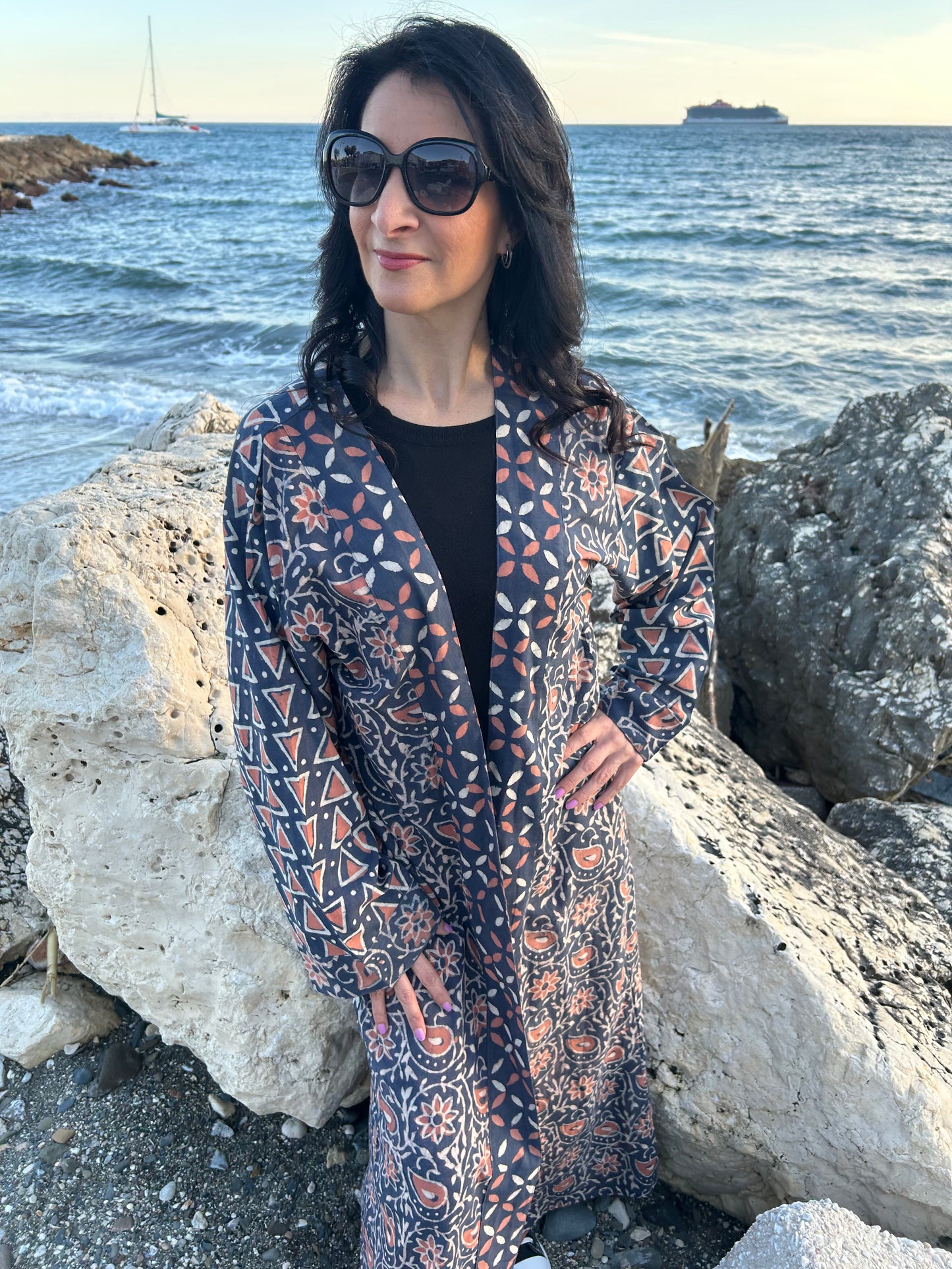 organic cotton kimono