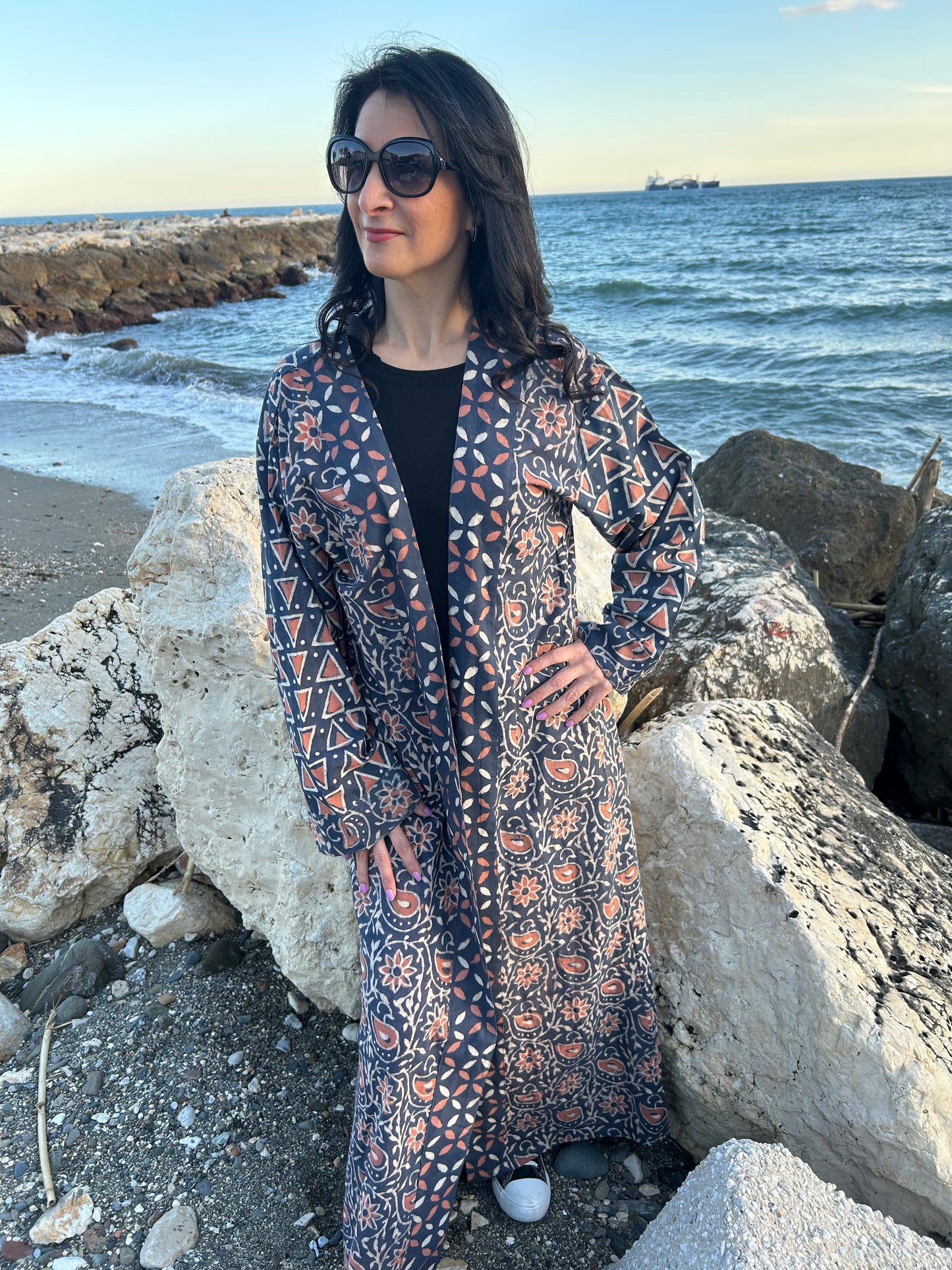 organic cotton kimono