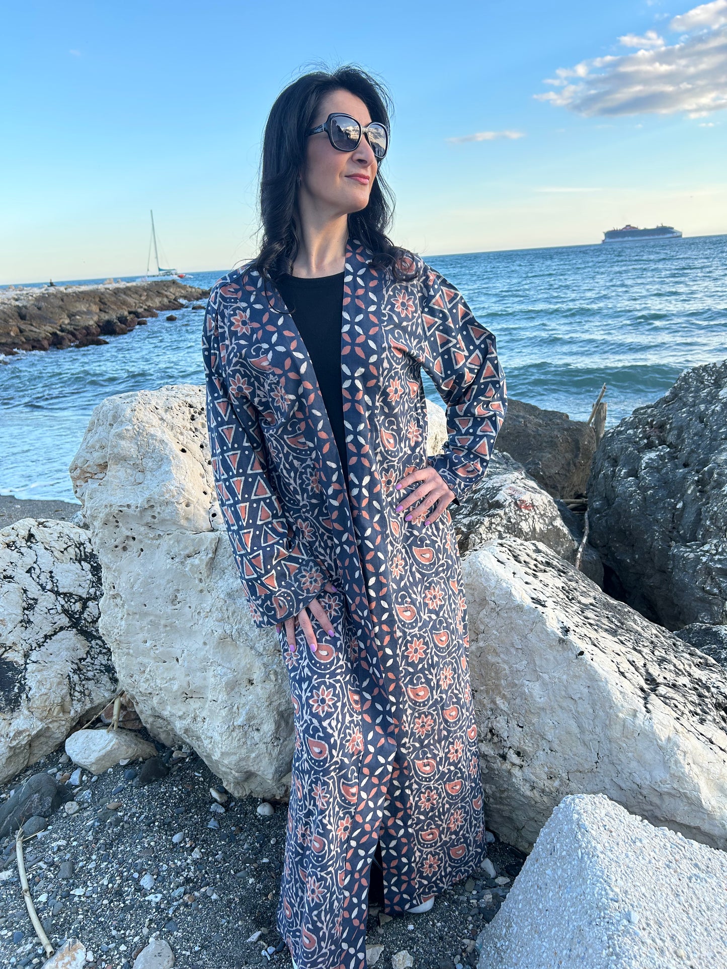 organic cotton kimono