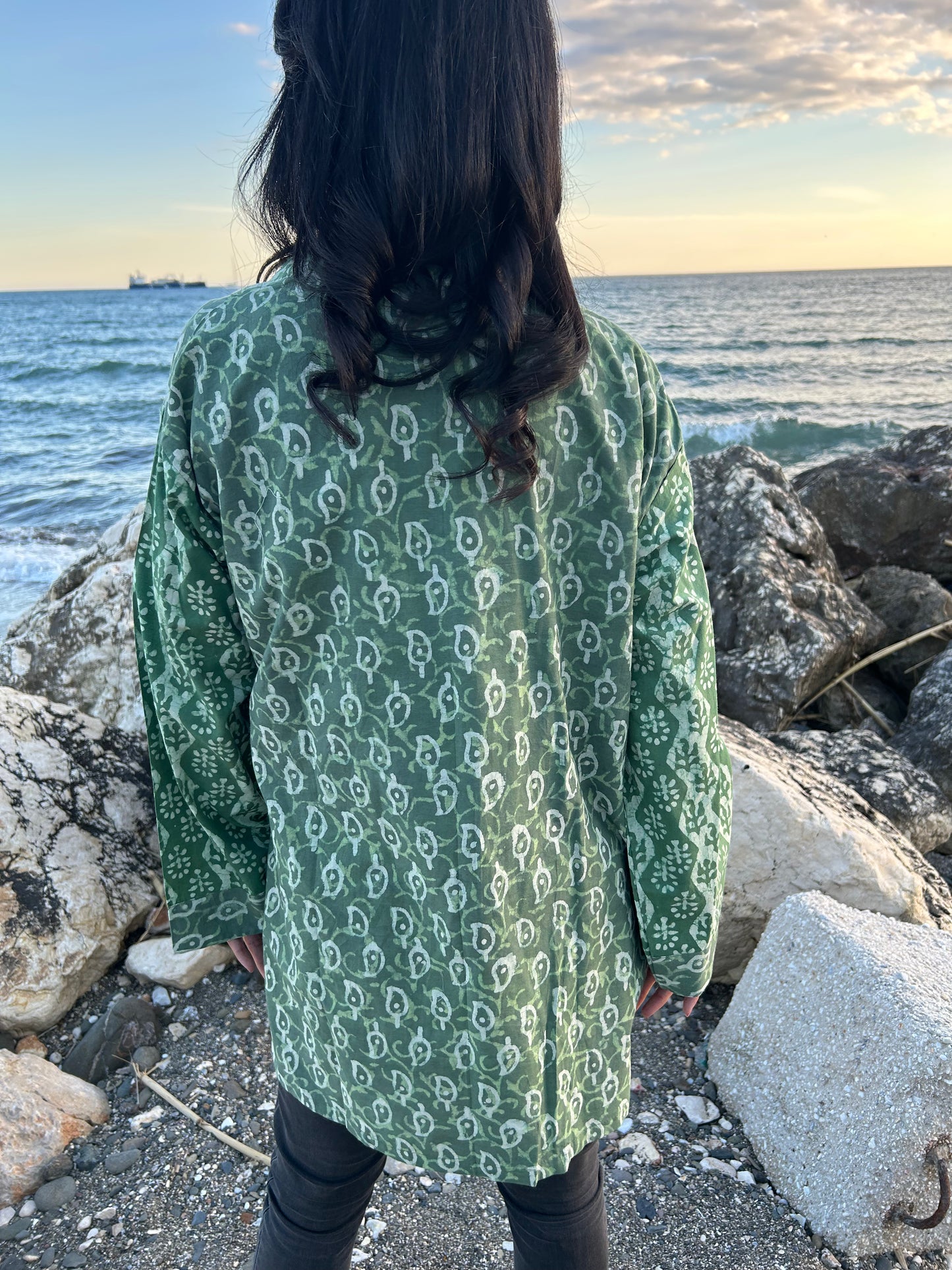 Green Garden Kimono