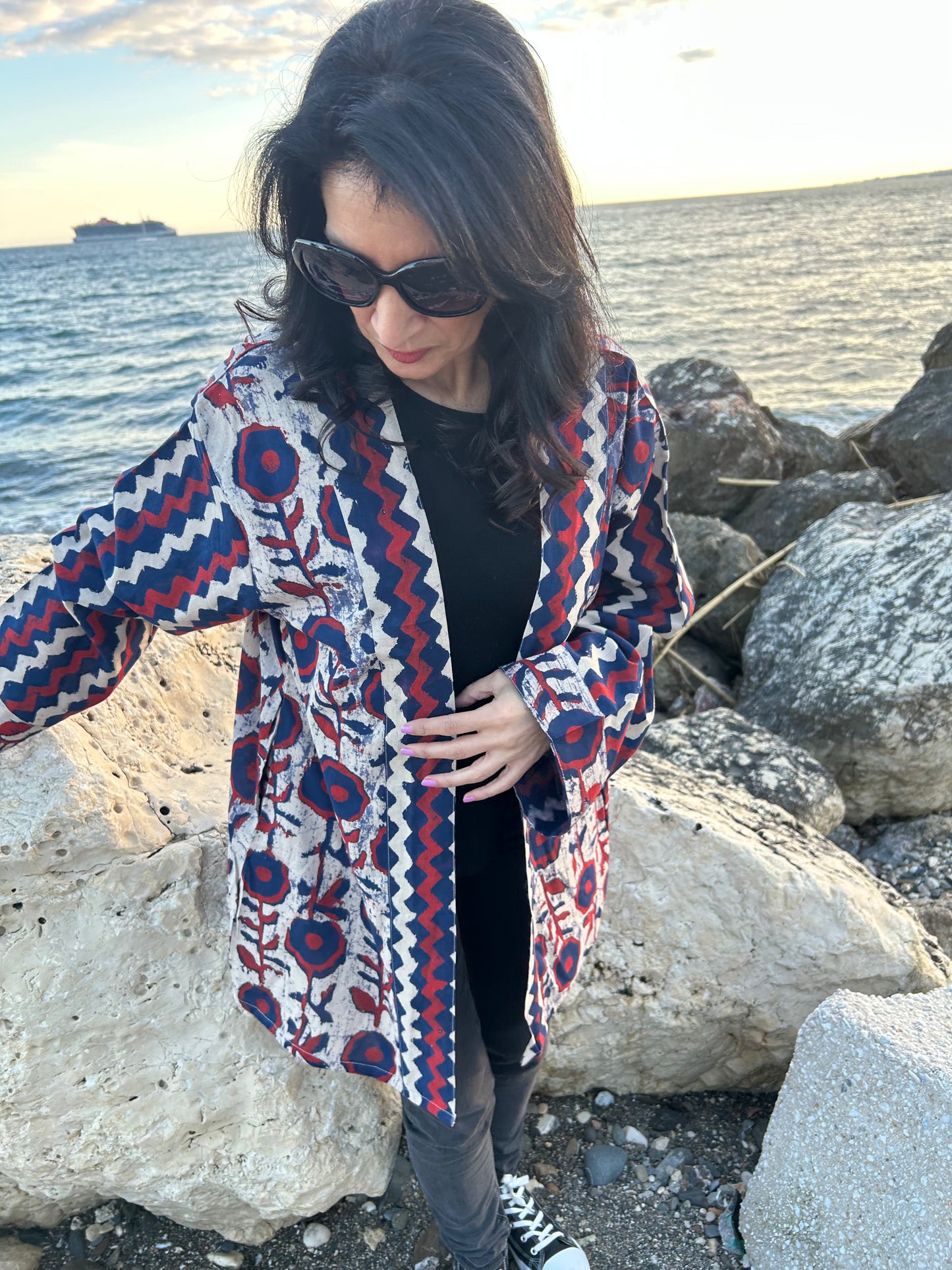 organic cotton kimono