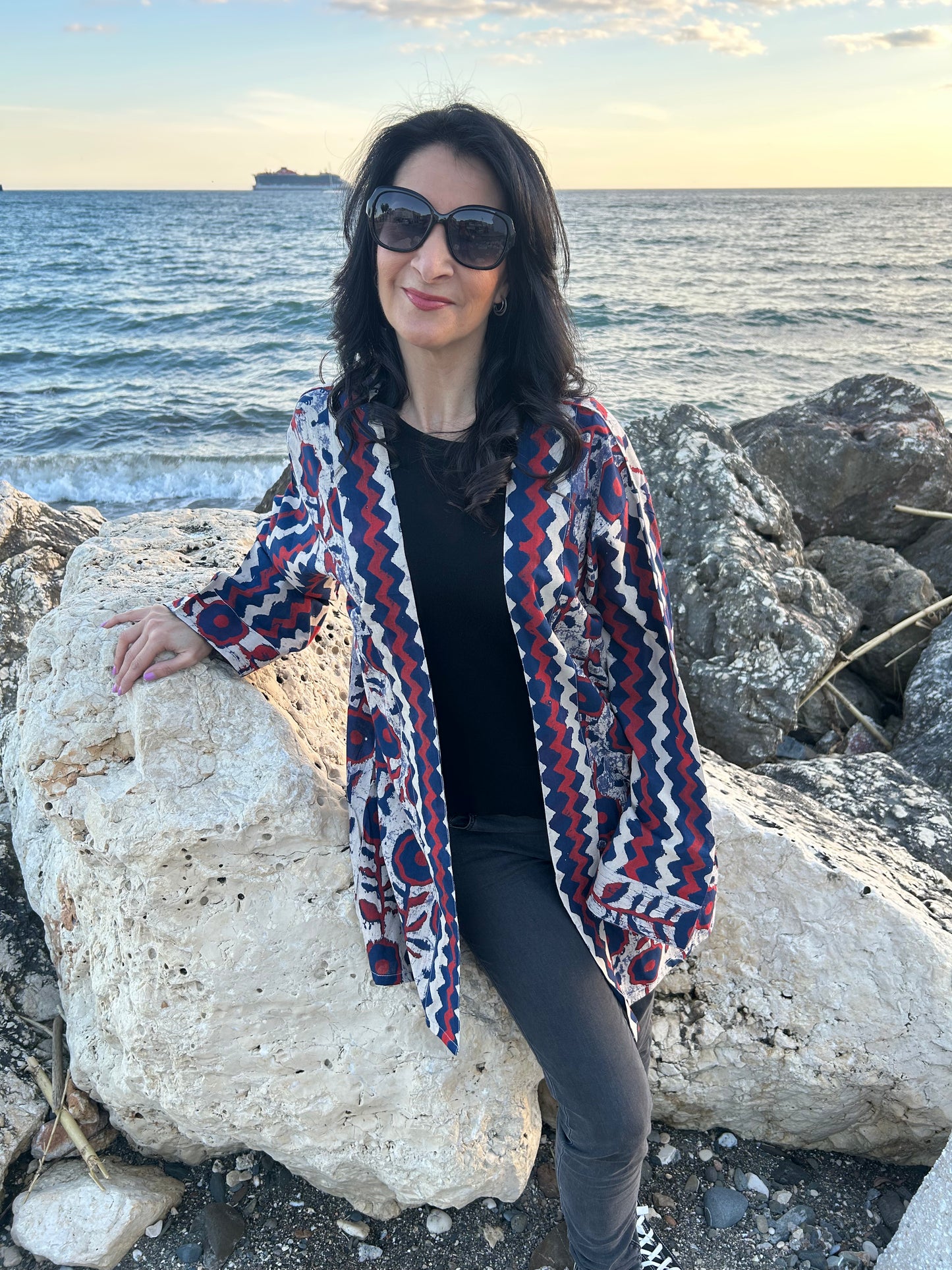 organic cotton kimono