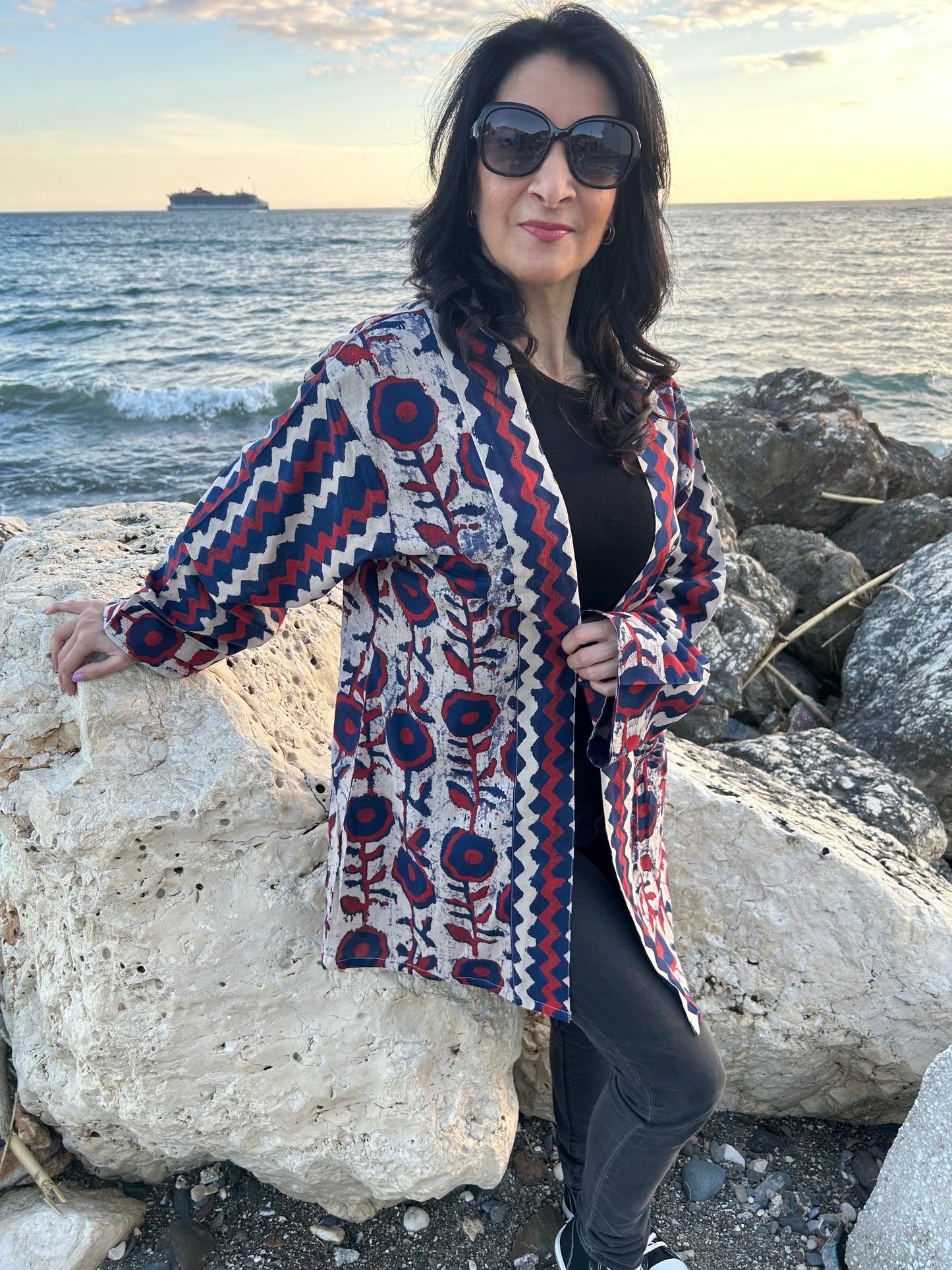 organic cotton kimono