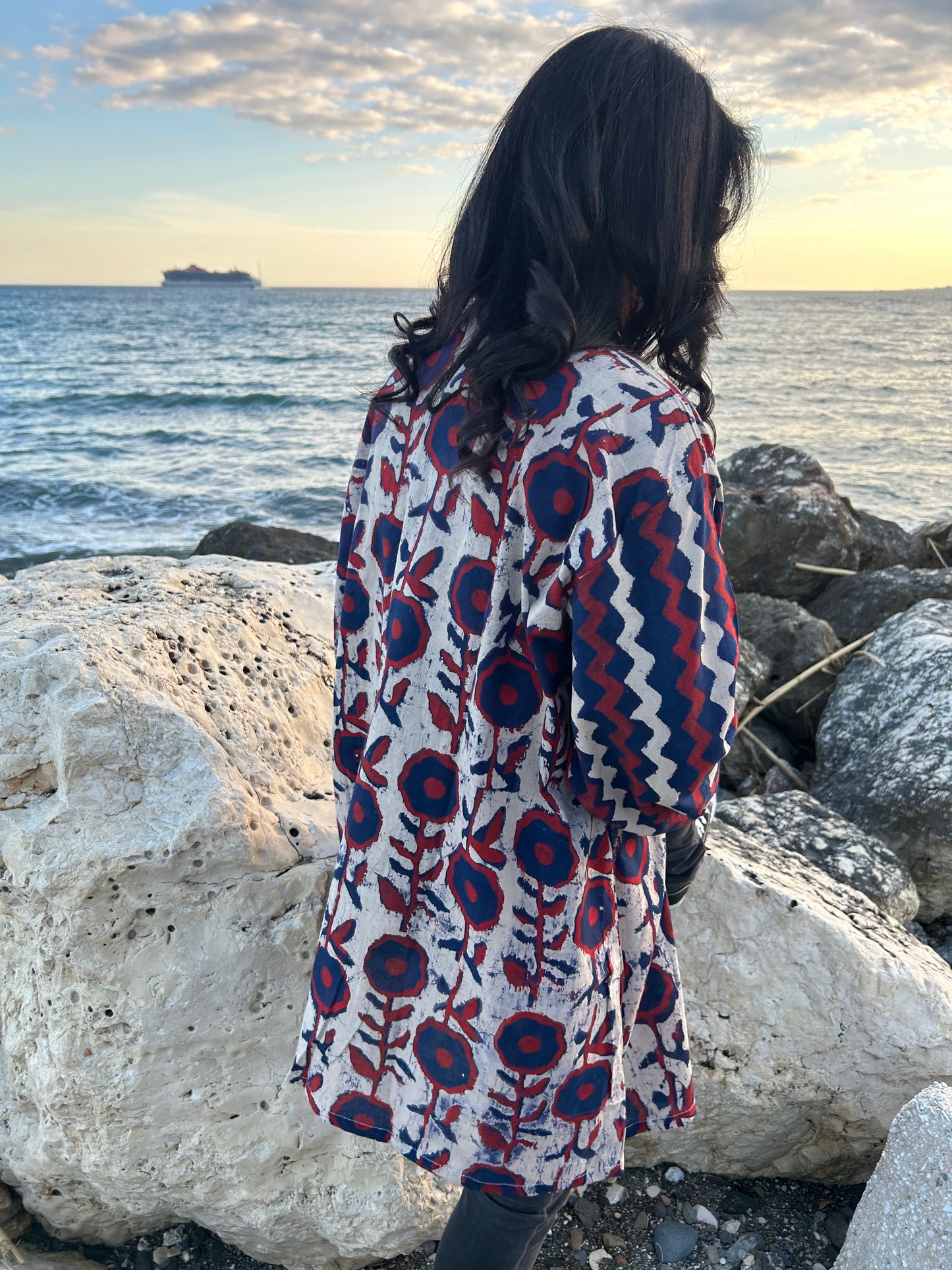 organic cotton kimono