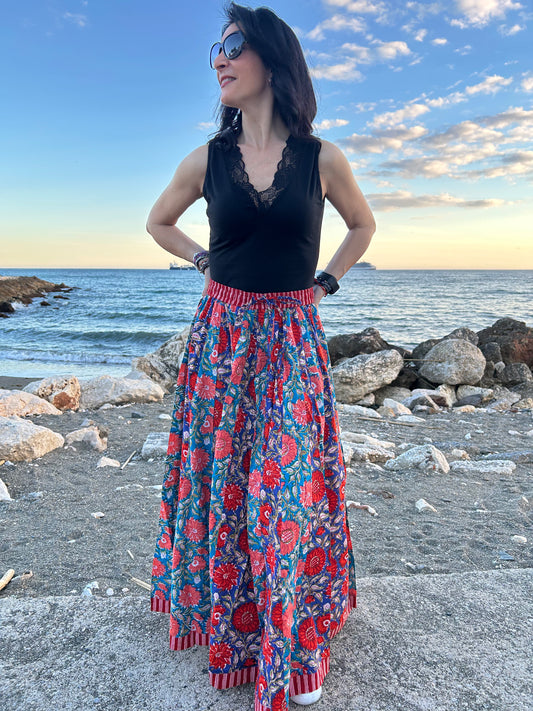 Boho Floral skirt