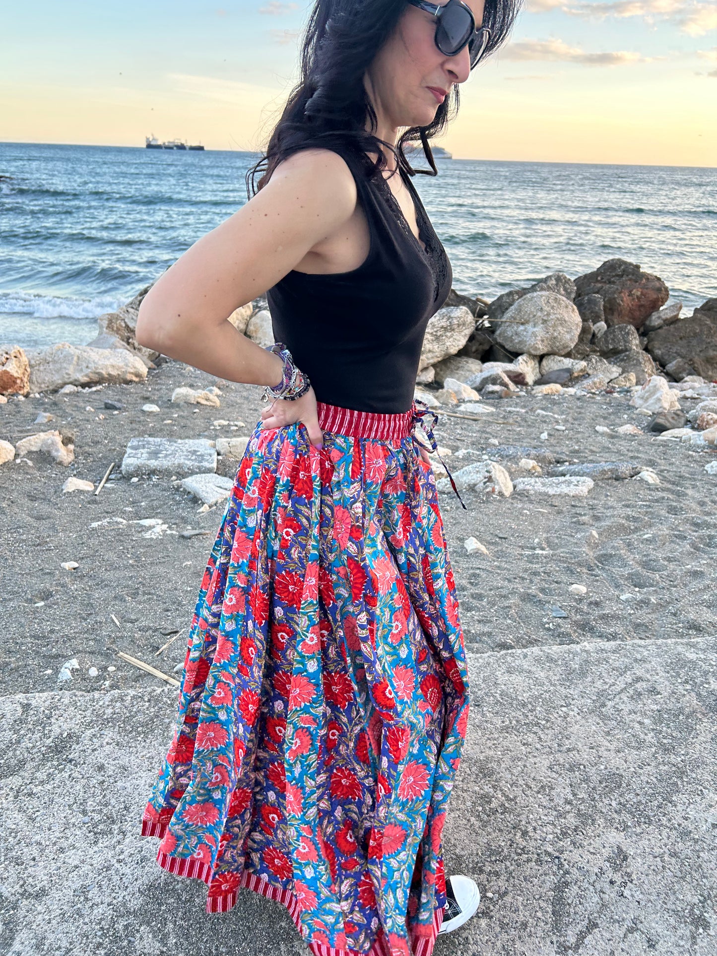 Boho Floral skirt