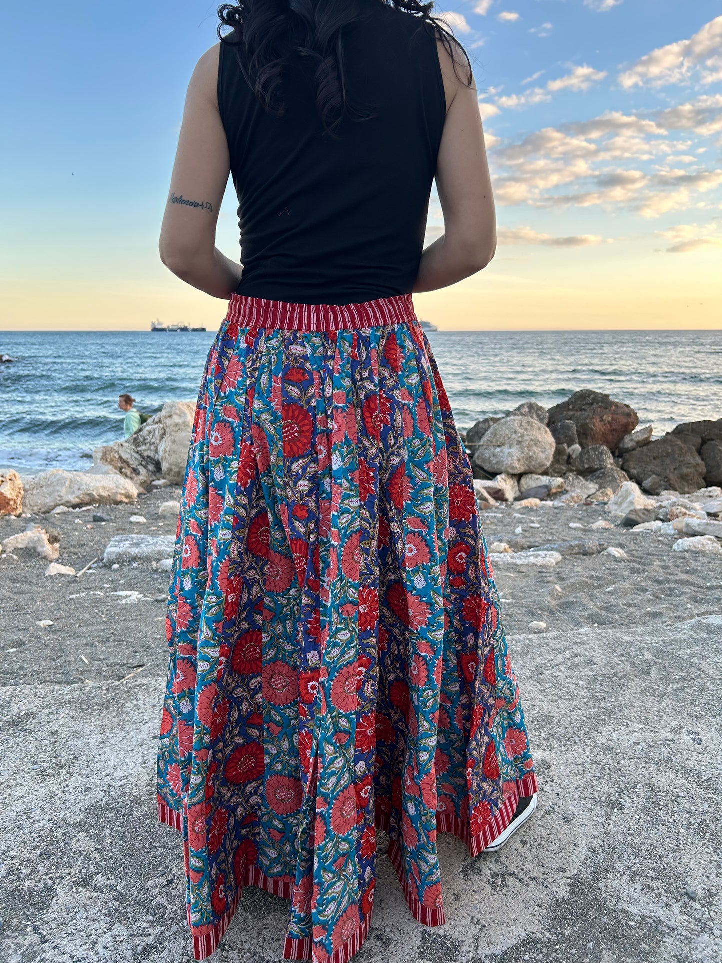 Boho Floral skirt