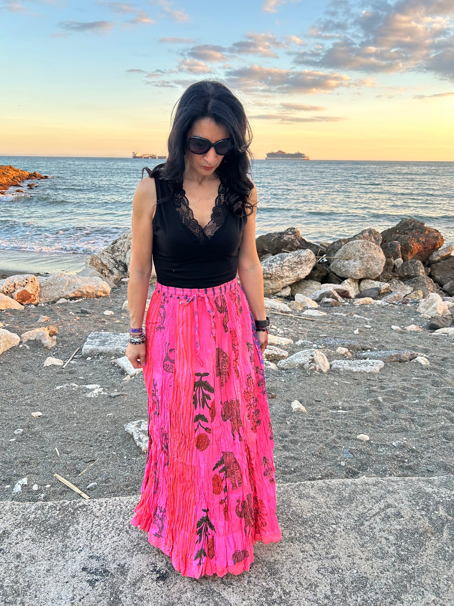 Pink Boho Skirt Dress (Copy)