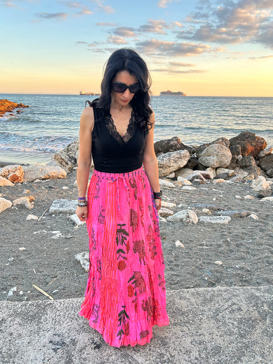 Pink Boho Skirt Dress (Copy)