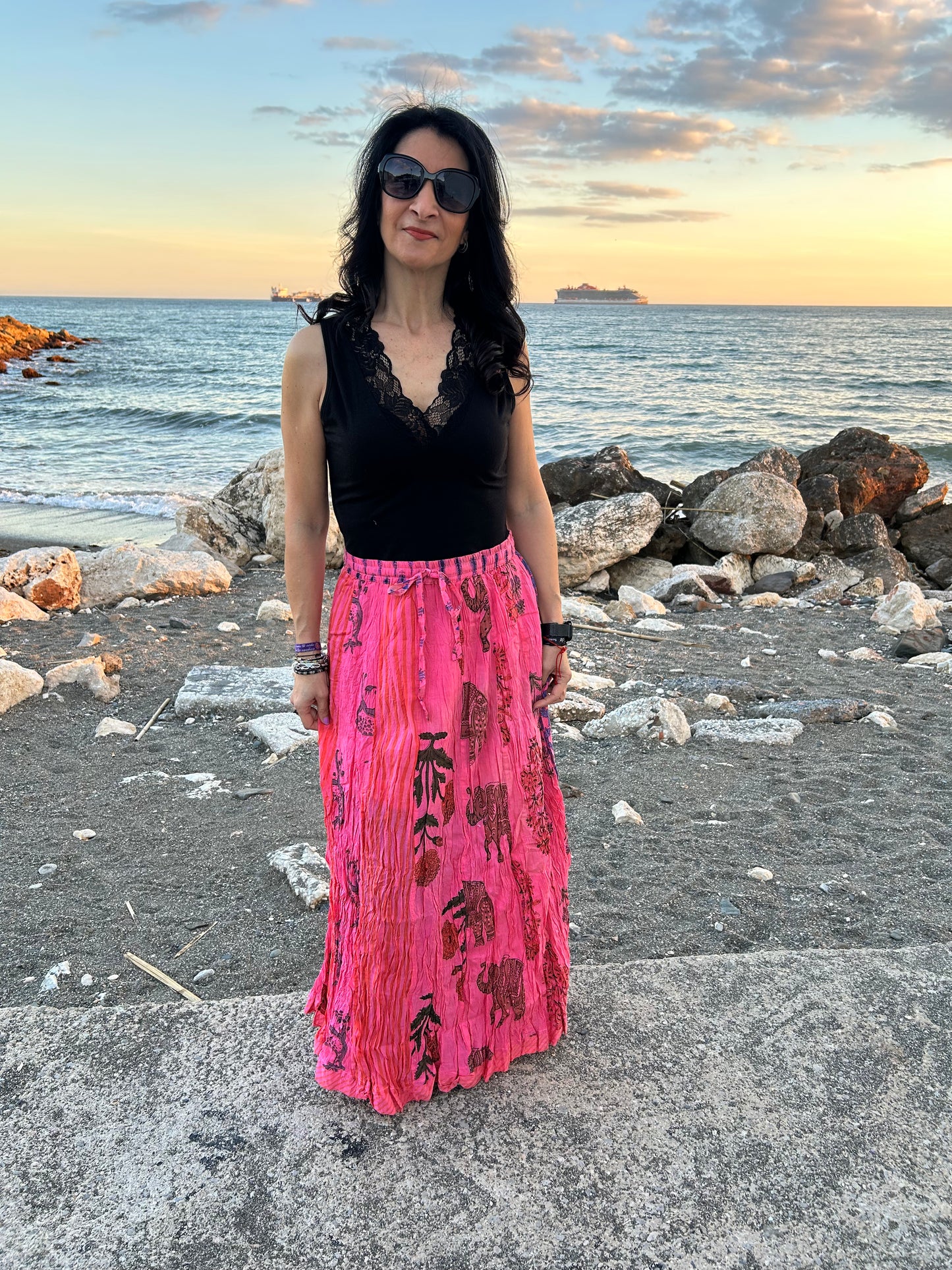 Pink Boho Skirt Dress (Copy)