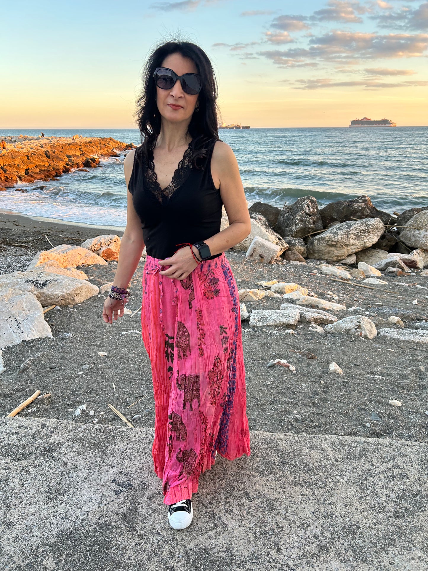 Pink Boho Skirt Dress (Copy)