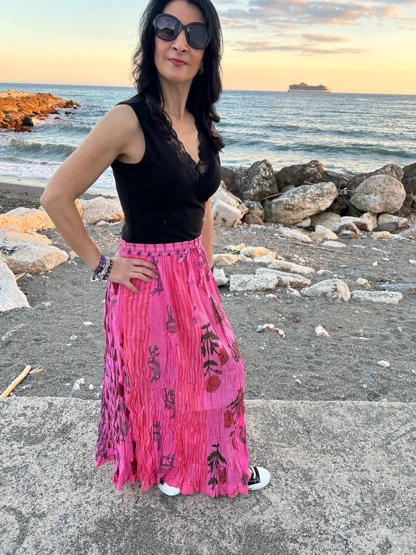 Pink Boho Skirt Dress (Copy)