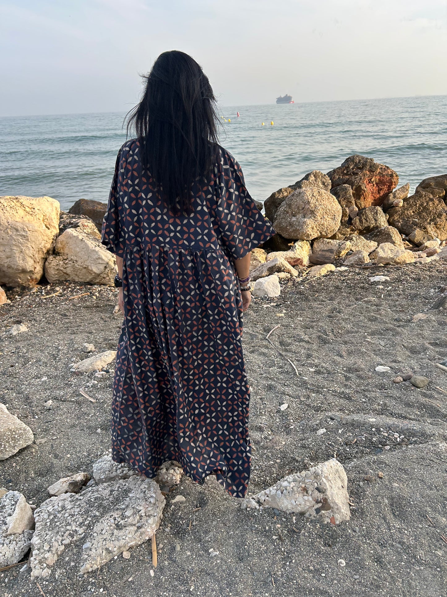 handmade organic criss cross dress