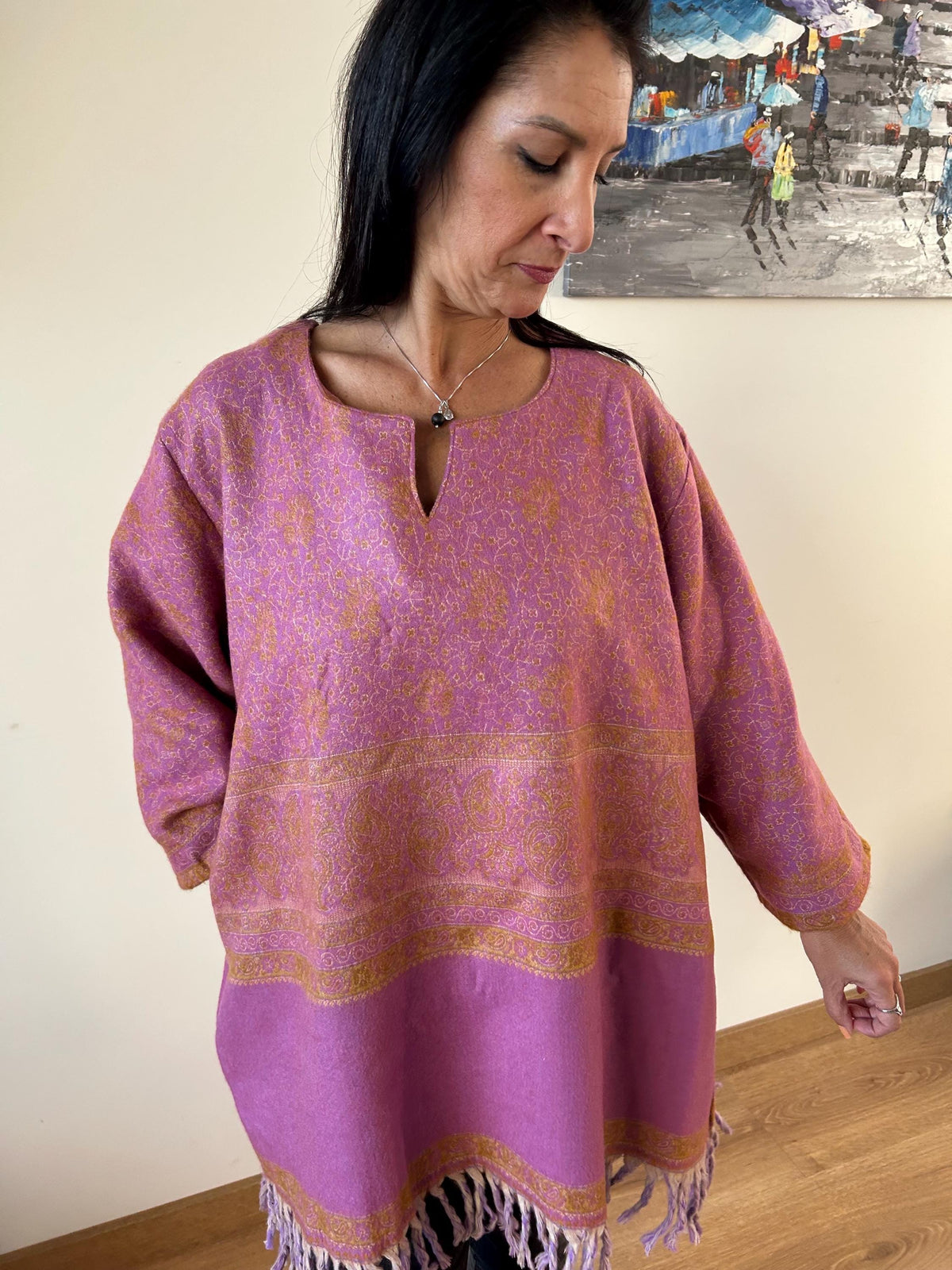 Winter tunic,Wool kurti,gifts for her, Christmas gift,resort wear,boho wool kurti,winter kurti