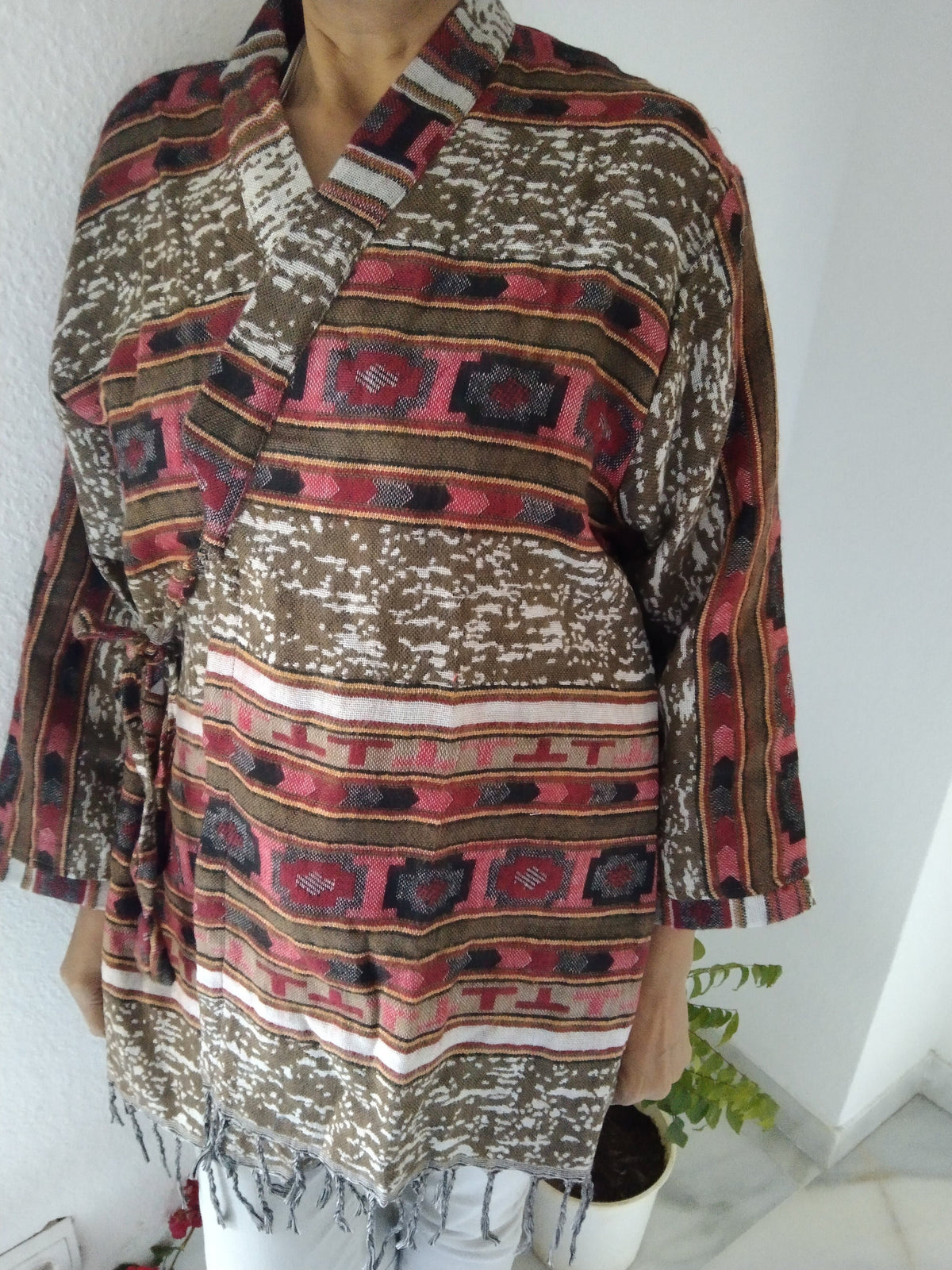 Unisex yak wool wrap, loungewear, wool tunic,wool jacket,gifts for her,boho jacket,winter tunic