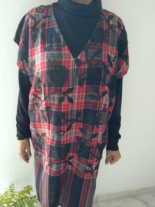 Wool tunic,winter tunic,wool kaftan,gifts for her,boho kaftan,