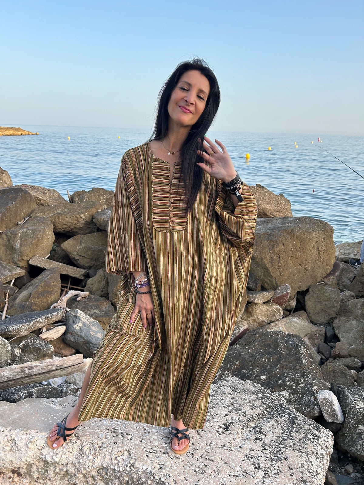 Organic cotton kaftan,caftan, resort wear,loungewear,gifts for her,boho dress,a line dress,block print dress