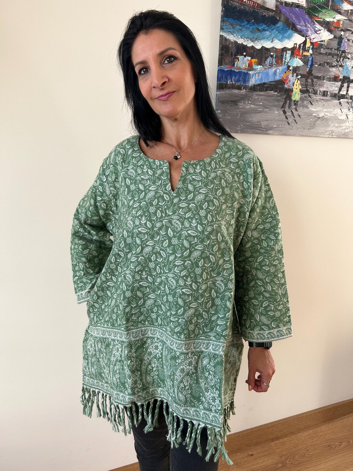Winter wool tunic,wool kurti,gifts for her,boho kurti,winter tunic, Christmas gift, mom postpartum gift,loungewear,boho kurti