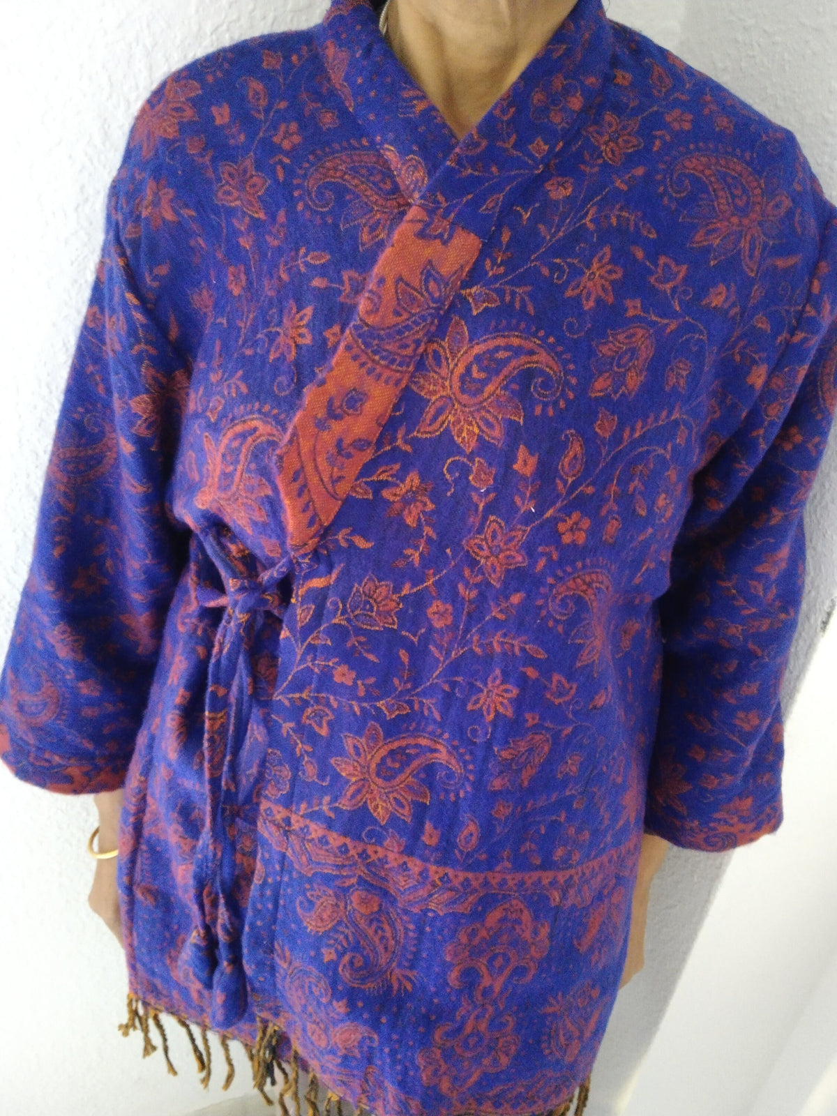 Unisex winter wool wrap, loungewear,wool tunic, loungewear, spring jacket