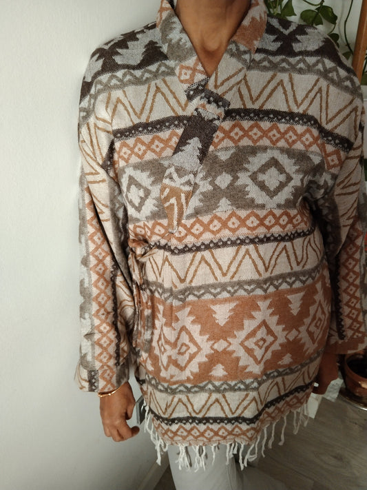 Wool tunic,wool robe,gifts for her,Winter robe, Christmas gift,gifts for her,wool tunic