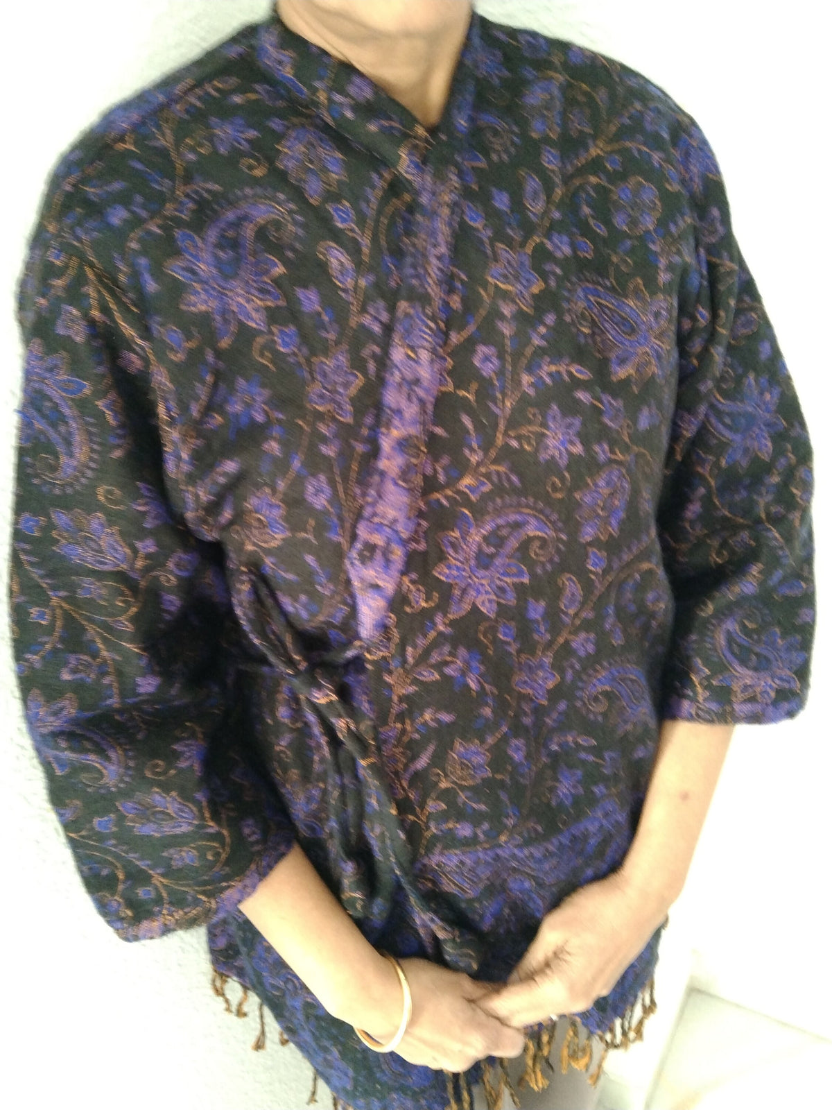 Unisex Wool wrap tunic,spring jacket,gifts for her, loungewear,winter tunic,boho tunic,