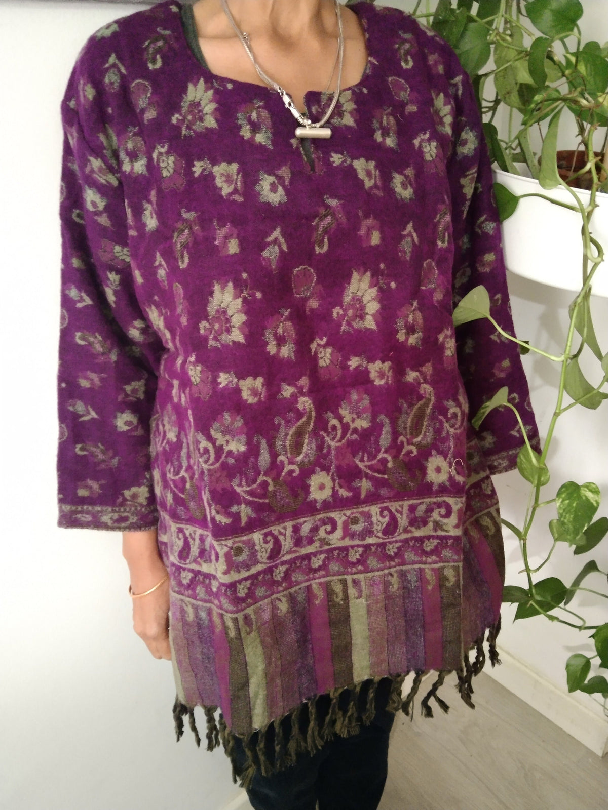 Yak wool tunic,wool kurti,gifts for her,resort wear,winter top,boho tunic, Christmas gift,loungewear,