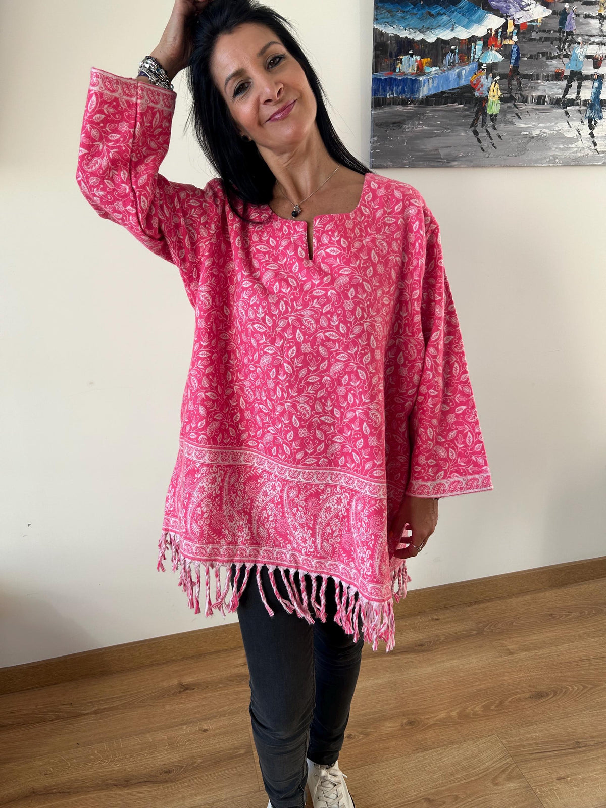 Winter wool tunic,wool kurti,gifts for her,boho kurti,winter tunic, Christmas gift, mom postpartum gift,loungewear,boho kurti