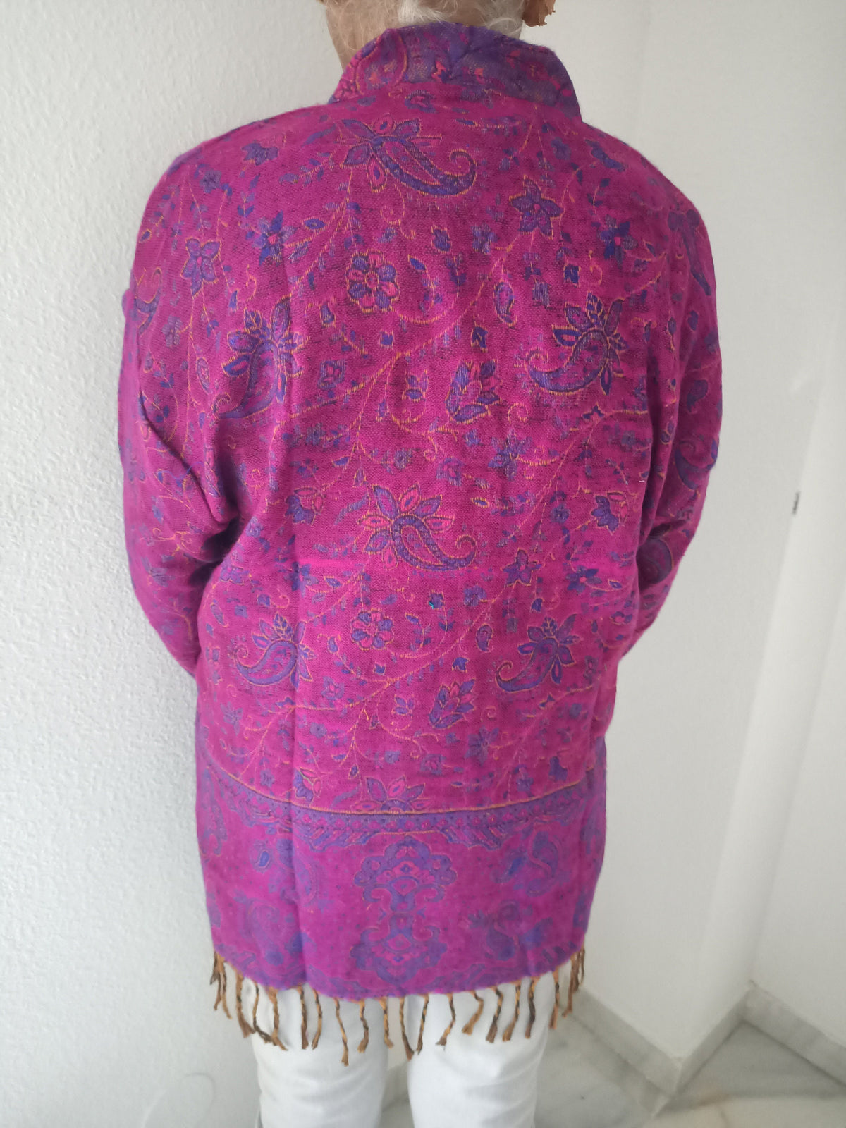 Unisex Yak wool wrap kimono,wool cover up, loungewear, resort wear,Wool top,wool robe top,boho tunic