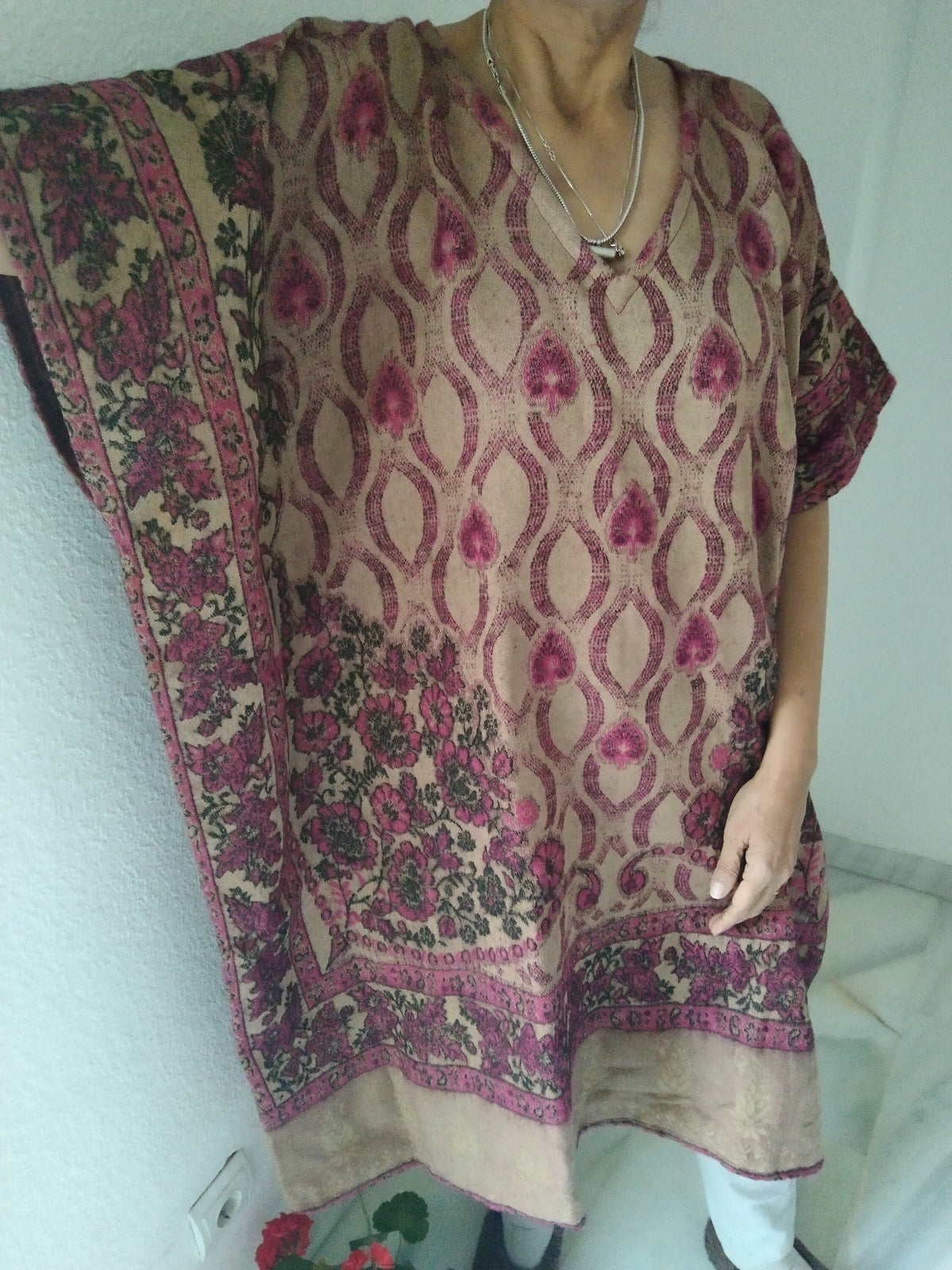Plus size wool kaftan,caftan,wool tunic, loungewear,resort wear,wool cover up,wool dress