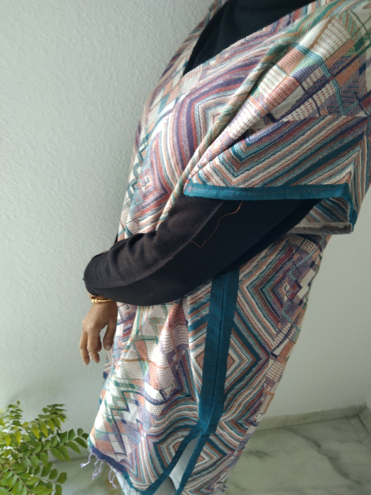 Wool tunic, wool poncho,winter kaftan,caftan,gifts for her,boho tunic, Christmas gift